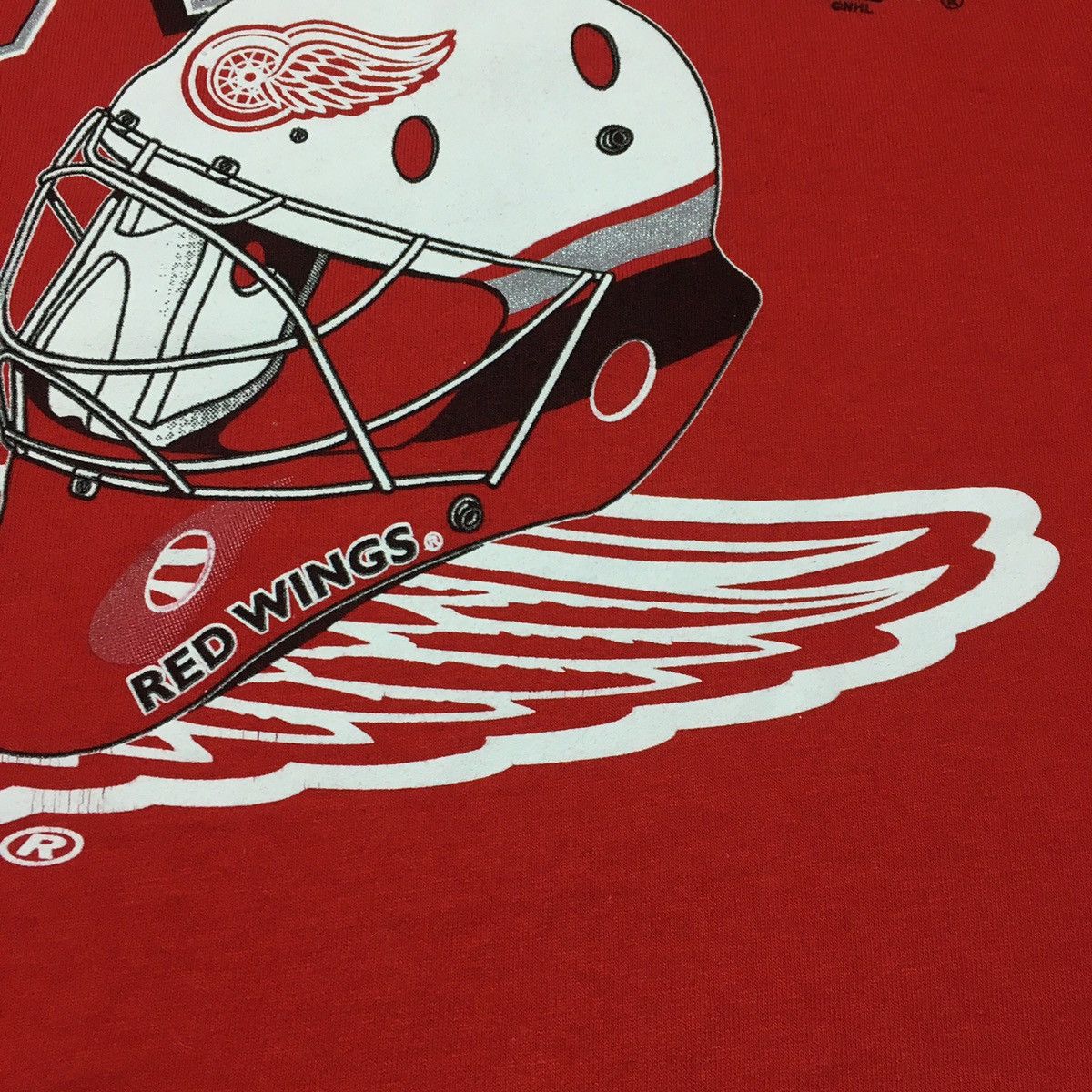 NHL Vintage 90s NHL Detroit Red Wings Graphic Print T-shirt Size US L / EU 52-54 / 3 - 7 Thumbnail