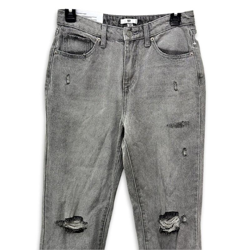 BP. BP. Jeans "Be Responsible" High Waist Distressed Gray 29 NWT Size 29" - 3 Thumbnail