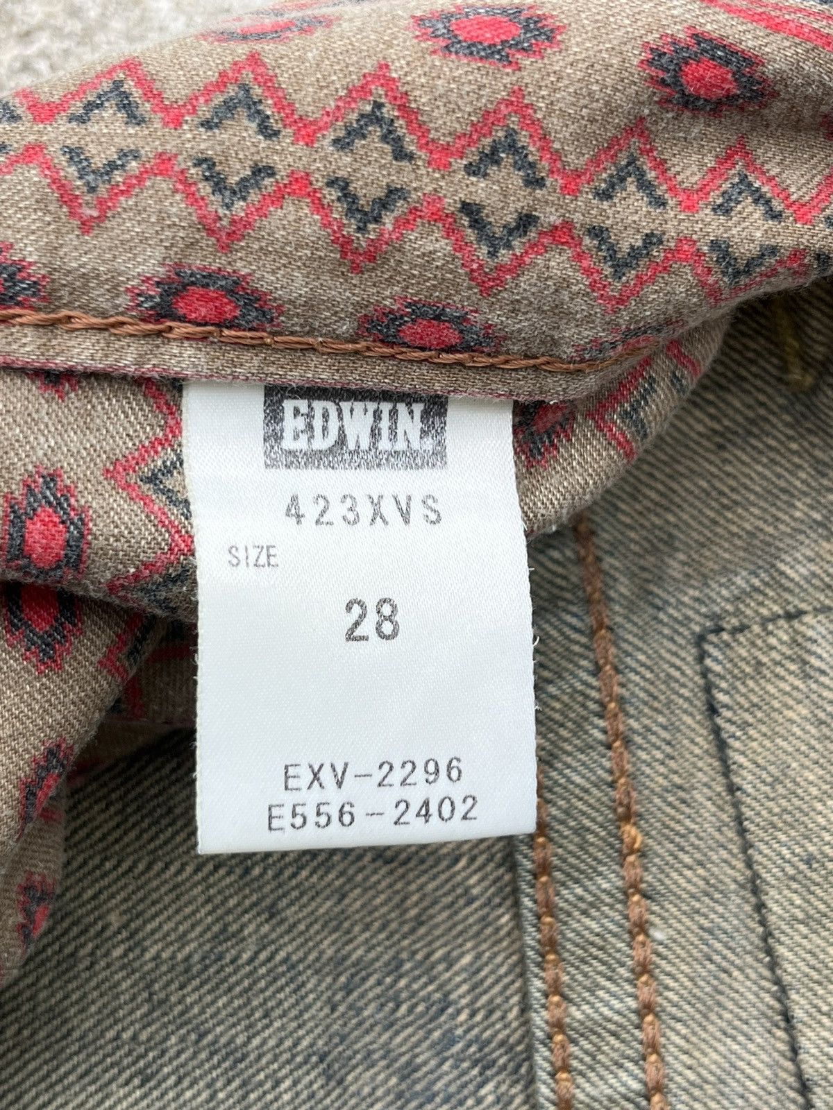 Edwin Rare Edwin XU Regular Distressed Denim Jeans Size US 30 / EU 46 - 9 Thumbnail