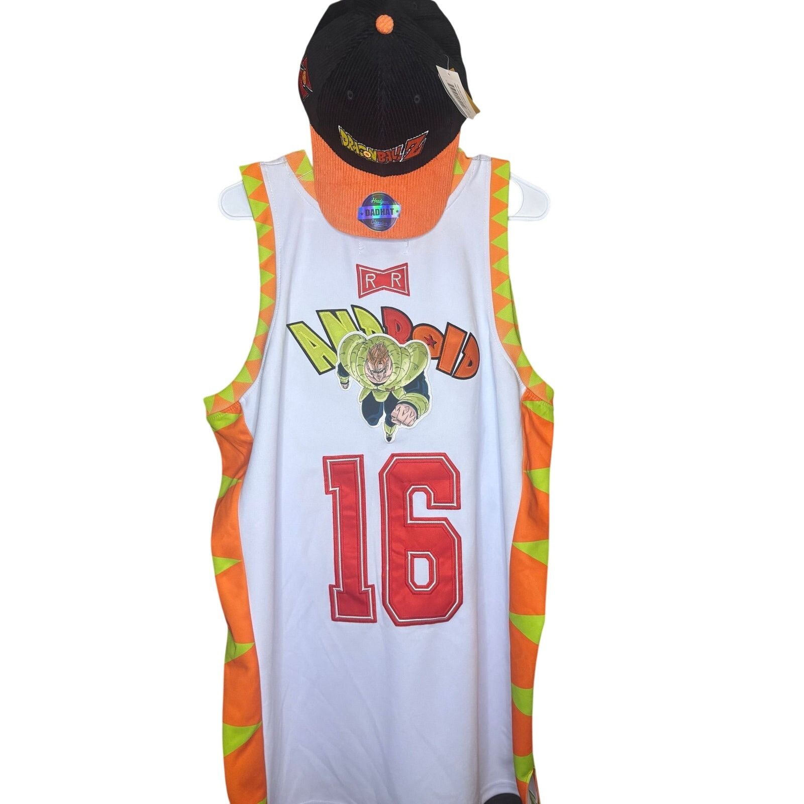 Other NWT SZ XXL - Dragon Ball-Z Basketball Jersey & SnapBack hat Size US L / EU 52-54 / 3 - 2 Thumbnail