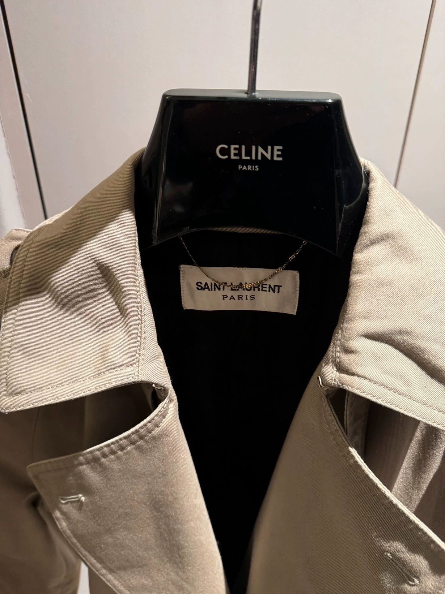 Saint Laurent Paris Saint Laurent 18AW Women's Trench Coat Orange 36 Size XS / US 0-2 / IT 36-38 - 2 Thumbnail
