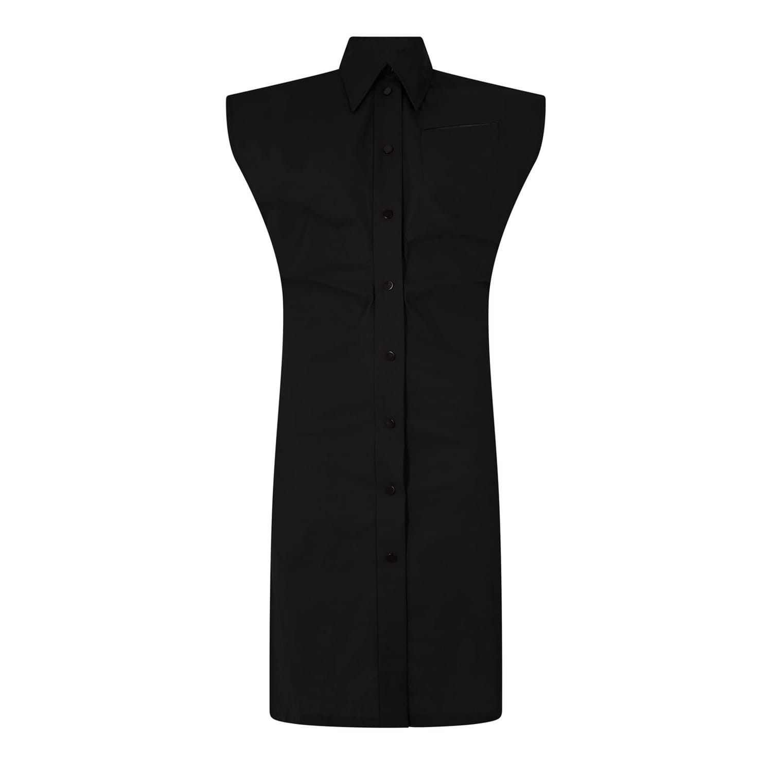 Bottega Veneta Bottega Veneta Collared Neck Knee Length Dress in Brown Size XS / US 0-2 / IT 36-38 - 1 Thumbnail