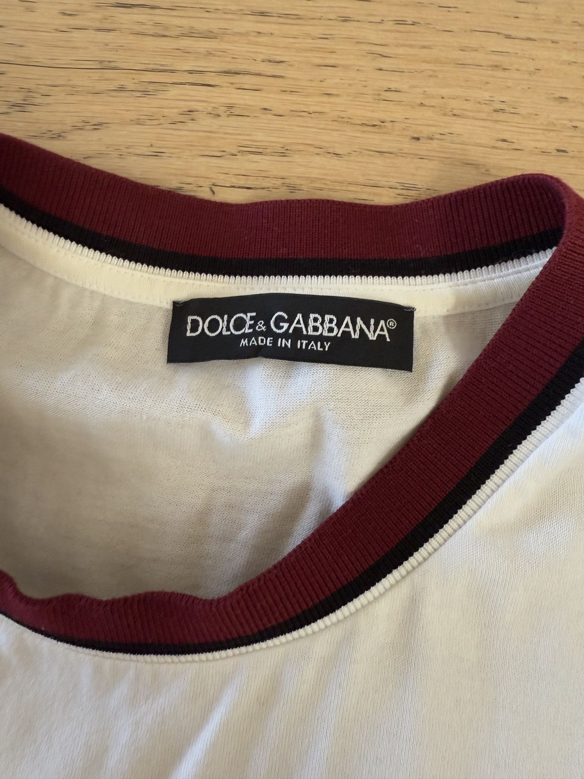 Dolce & Gabbana DOLCE & GABBANA Embroidered Crown T-shirt In White Size US S / EU 44-46 / 1 - 3 Thumbnail