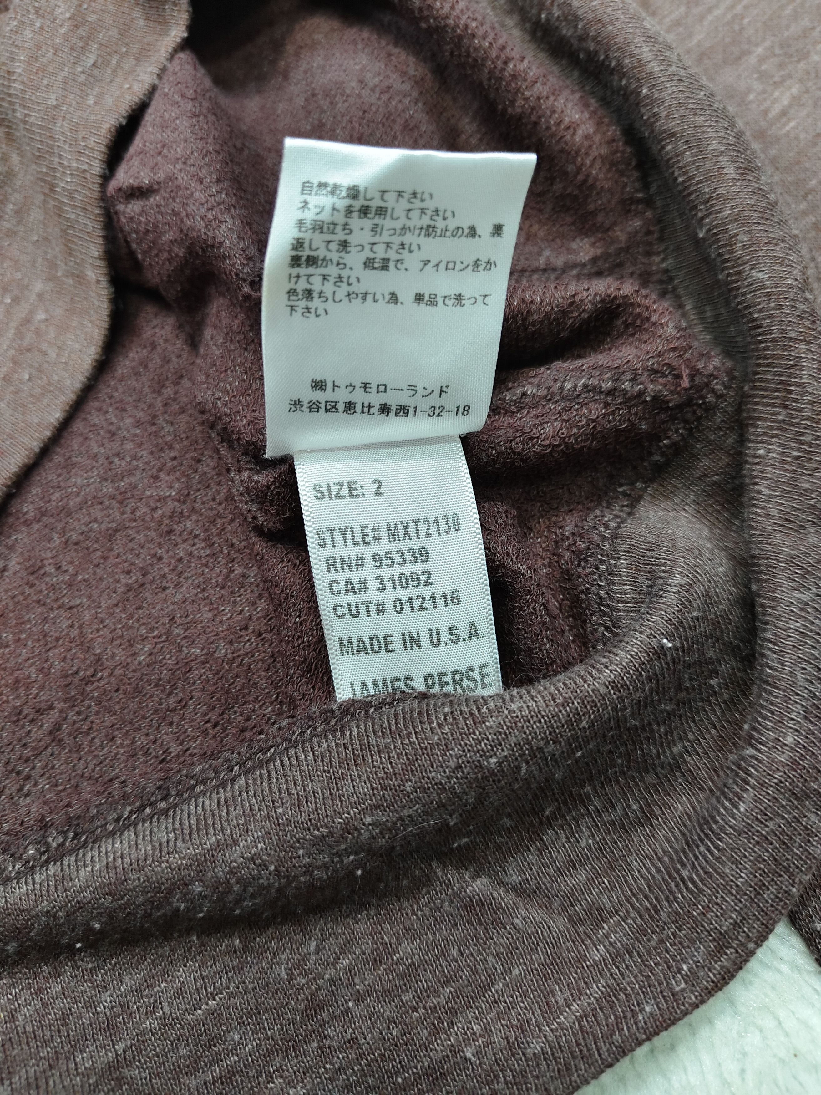 James Perse James Perse💥Garment Dye Brown Soft Zip Hoodie Size US M / EU 48-50 / 2 - 6 Thumbnail