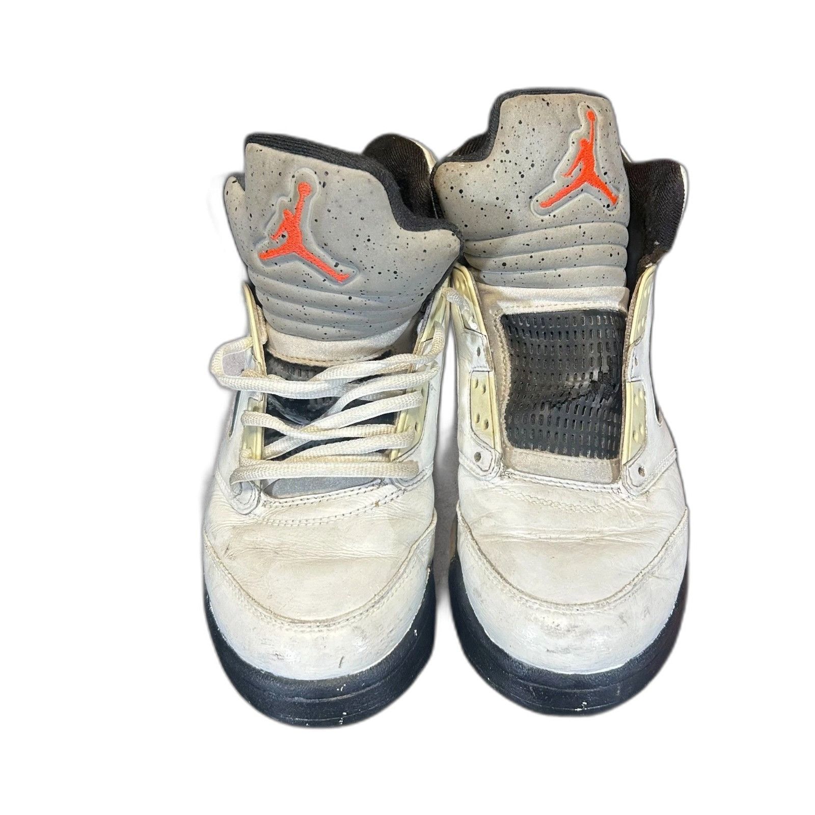 Jordan Brand Nike Air Jordan 5 V Custom Retro Pro Stars Mens 9 White Gree Size US 9 / EU 42 - 4 Thumbnail