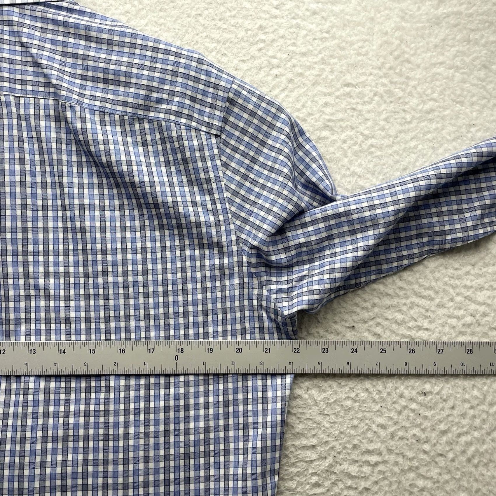 UNTUCKit UNTUCKit Shirt Mens M Blue Plaid Wrinkle Free Button Up Casual Preppy Size US M / EU 48-50 / 2 - 6 Thumbnail