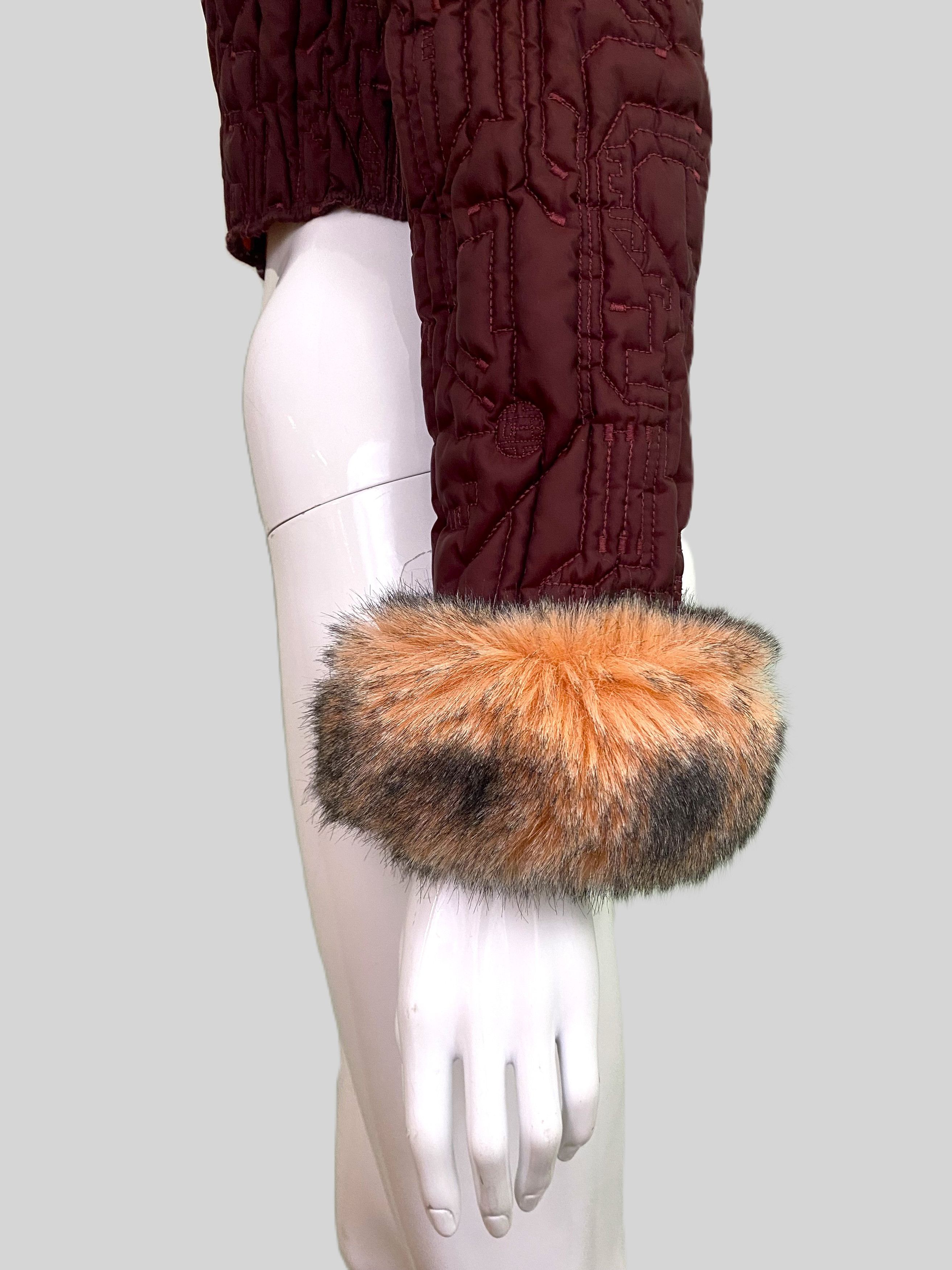 Jean Paul Gaultier Jean Paul Gaultier F/W 1995 Faux Fur Jacket Top Bustier Size M / US 6-8 / IT 42-44 - 7 Thumbnail