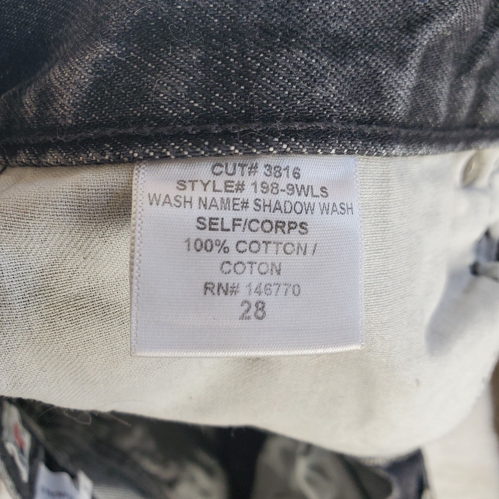 RE/DONE Redone Black Longline Denim Shorts 28 / 6 Size 28" / US 6 / IT 42 - 4 Thumbnail