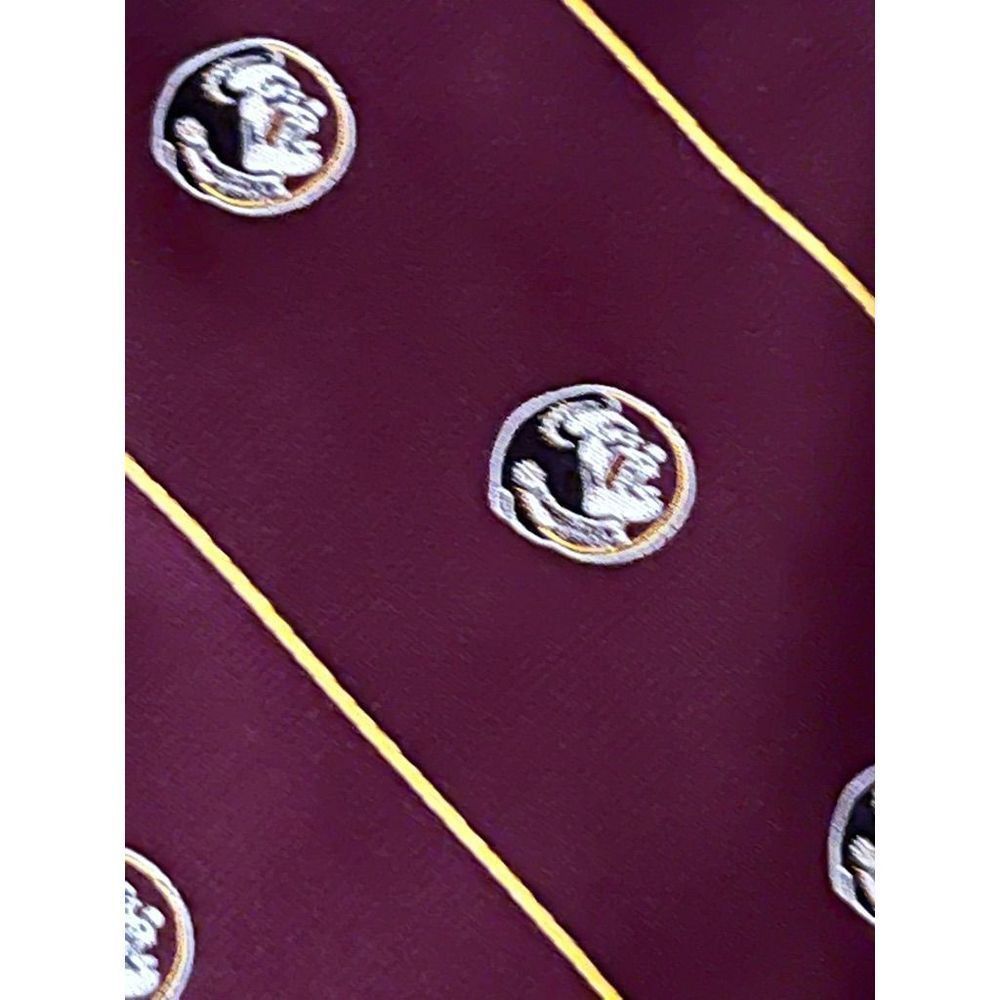 NCAA Florida State Seminoles FSU University NECK TIE Size ONE SIZE - 4 Thumbnail