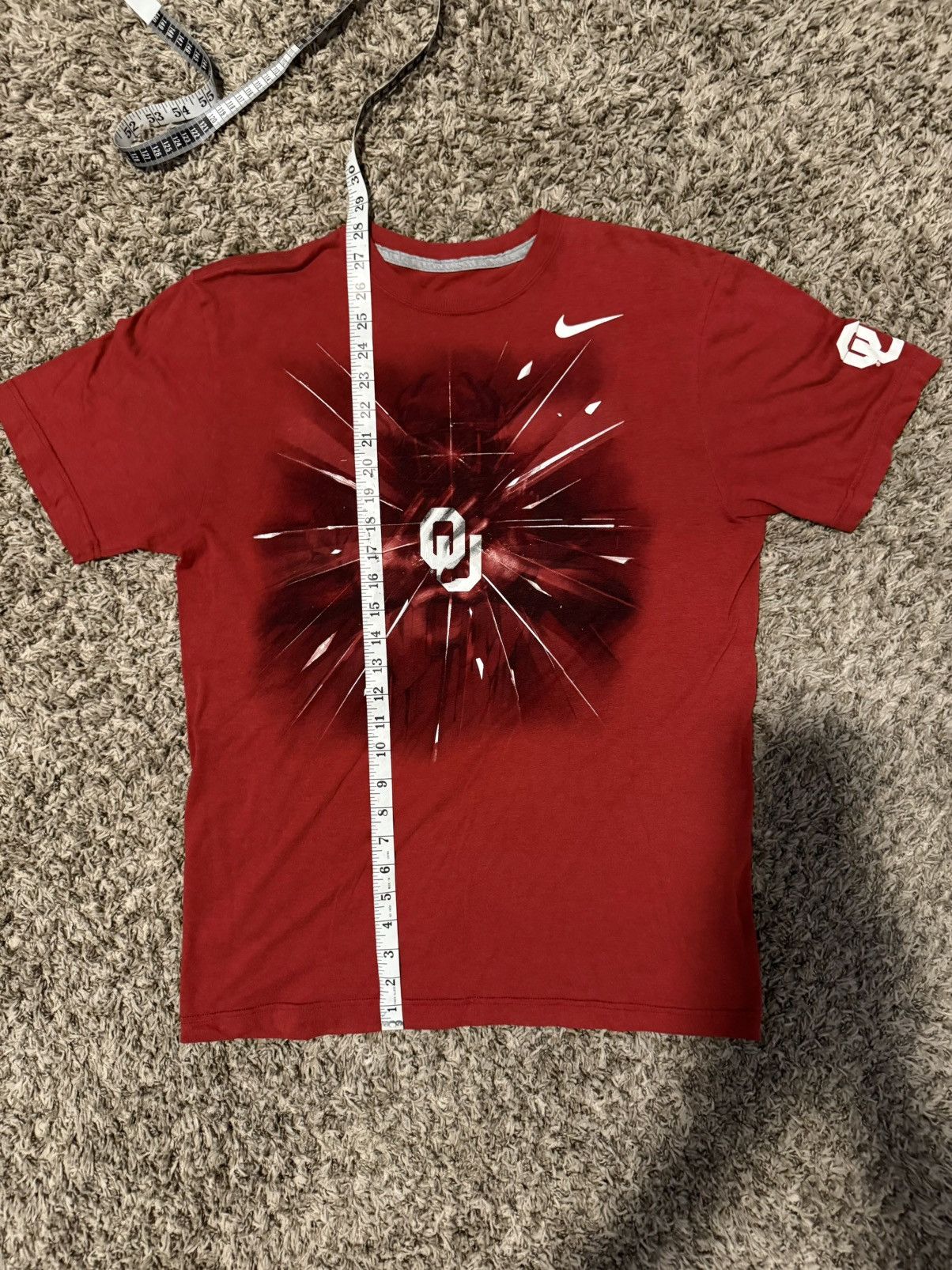 Nike Nike Oklahoma Sooners red and white T-shirt. Size US M / EU 48-50 / 2 - 1 Thumbnail