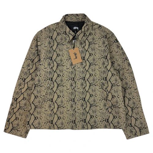 Garage Jacket Gabardine in snake – Stüssy UK