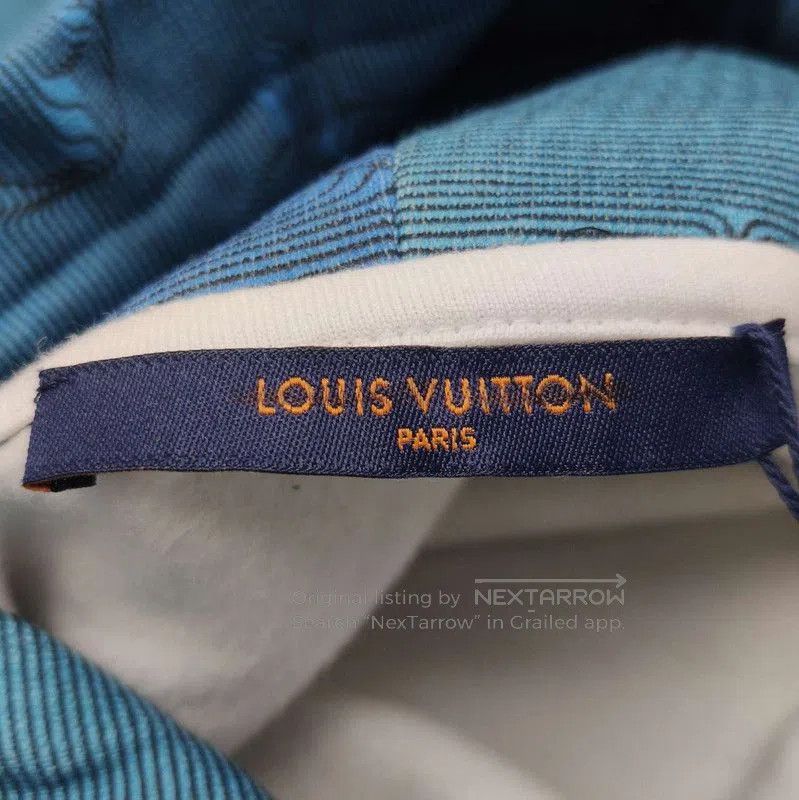 Louis Vuitton Louis Vuitton Cotton Monogram Hoodie in Medium Blue. Size US S / EU 44-46 / 1 - 4 Thumbnail