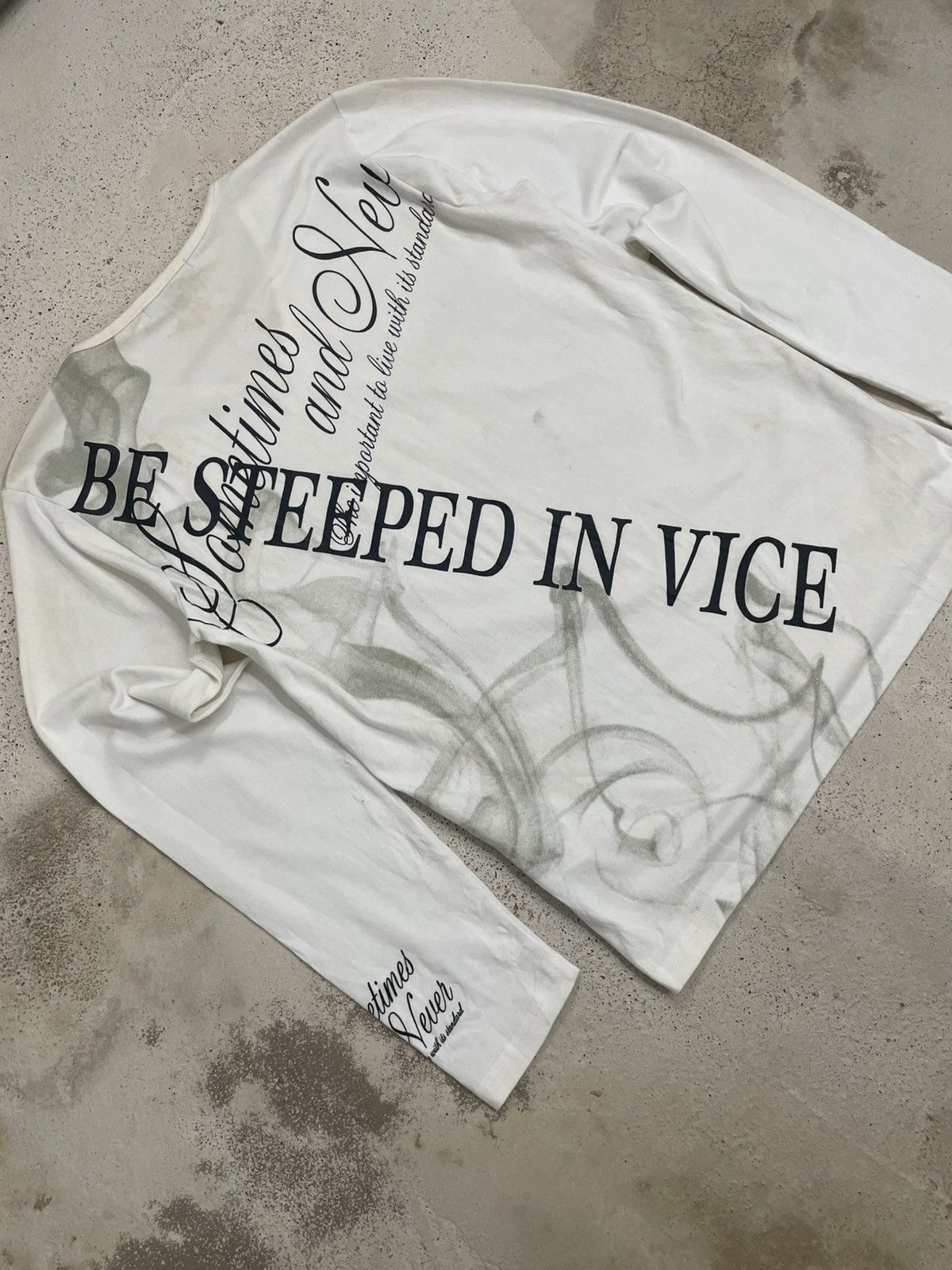 Japanese Brand Sorridiere Under World Abstract Y2K Smoke Some & Never Size US L / EU 52-54 / 3 - 9 Thumbnail