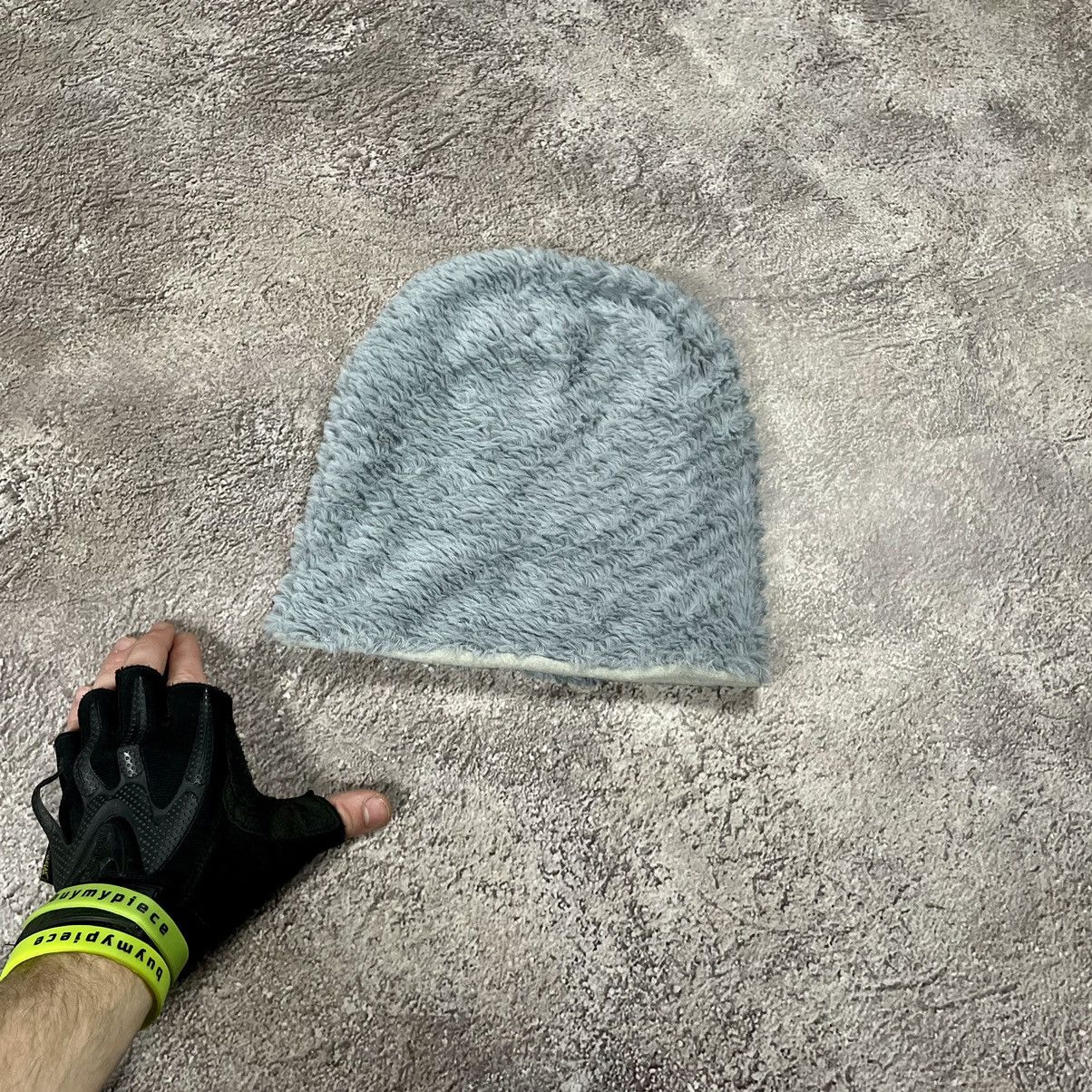Vintage Vintage 90s Faded Grey Mohair Beanie Knit Hat Streetwear OS Size ONE SIZE - 1 Thumbnail