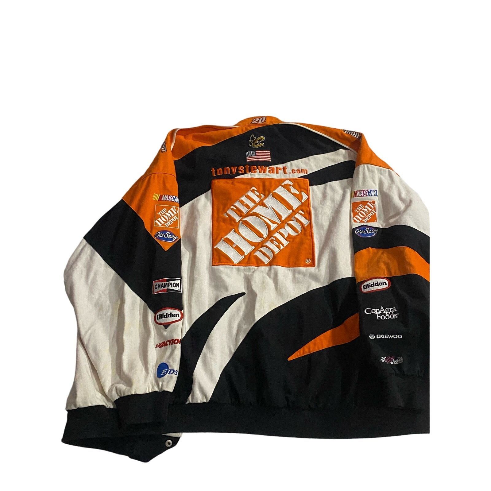 Tony Stewart Jacket 2005 The Home Depot Champion Chase Authentics Mens popular 4XL.