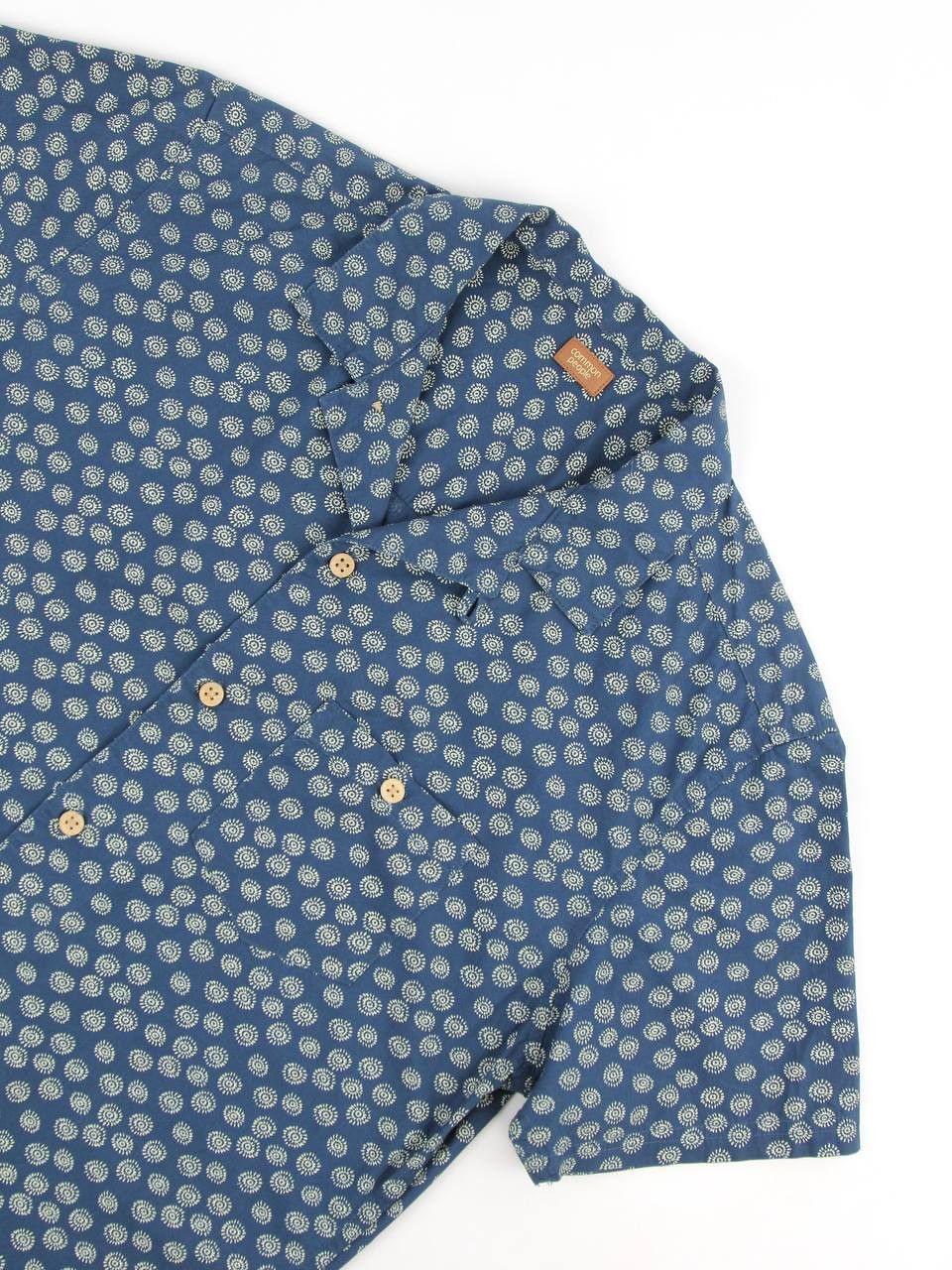 Common People COMMON PEOPLE Blue short-sleeved printed shirt Size US S / EU 44-46 / 1 - 6 Thumbnail