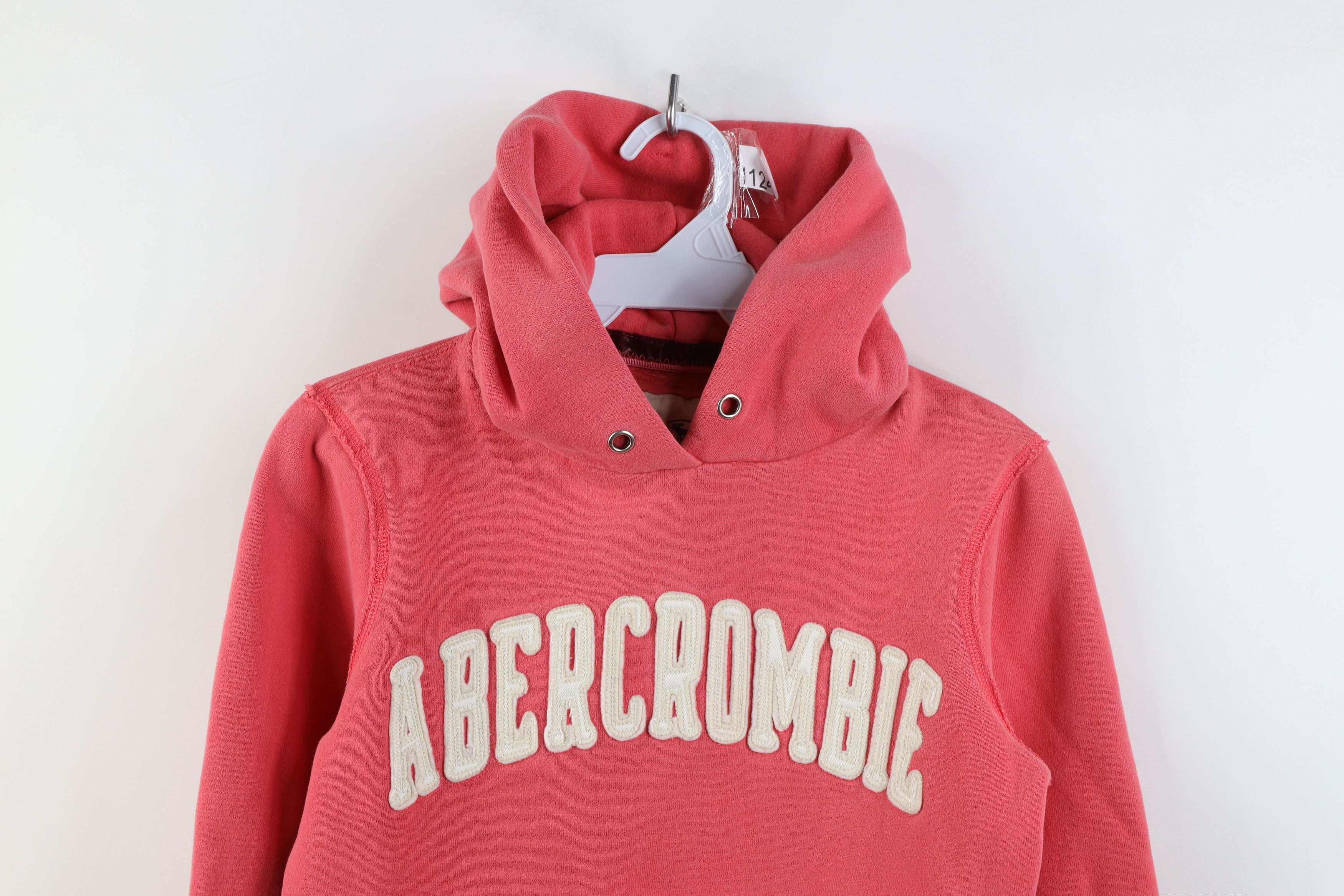Abercrombie & Fitch Vintage 90s Y2K Abercrombie & Fitch Hoodie Sweatshirt Pink Size M / US 6-8 / IT 42-44 - 2 Thumbnail