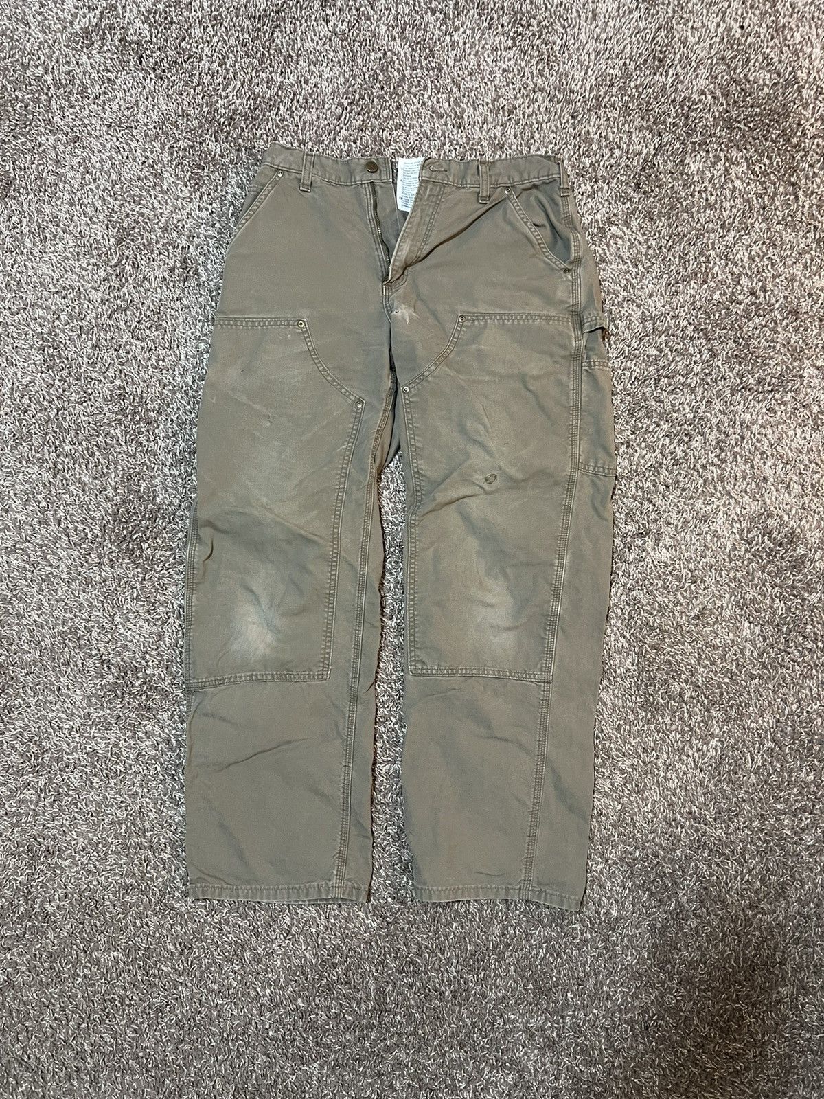 image of Carhartt Double Knee Tan, Men's (Size 32)