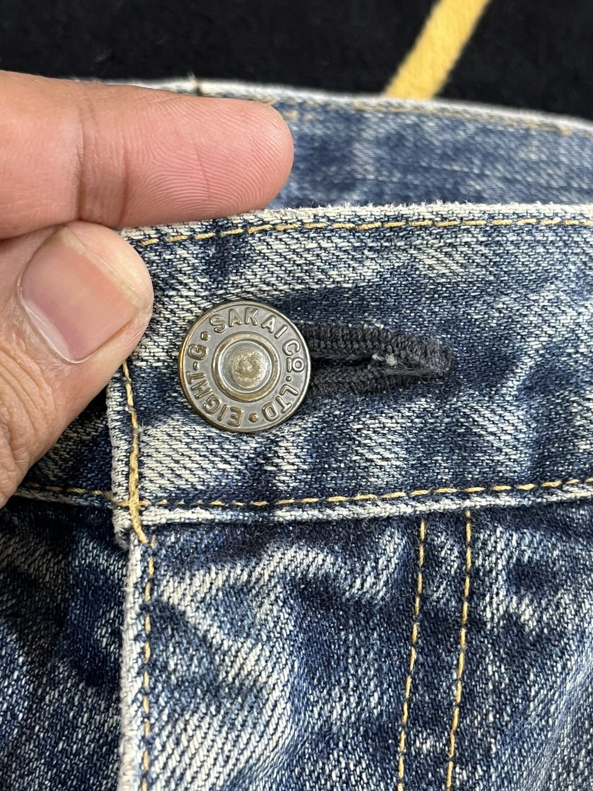 EIGHT-G Vintage Eight G Sakai Japanese Tough Cotton Denim Size US 38 / EU 54 - 9 Thumbnail