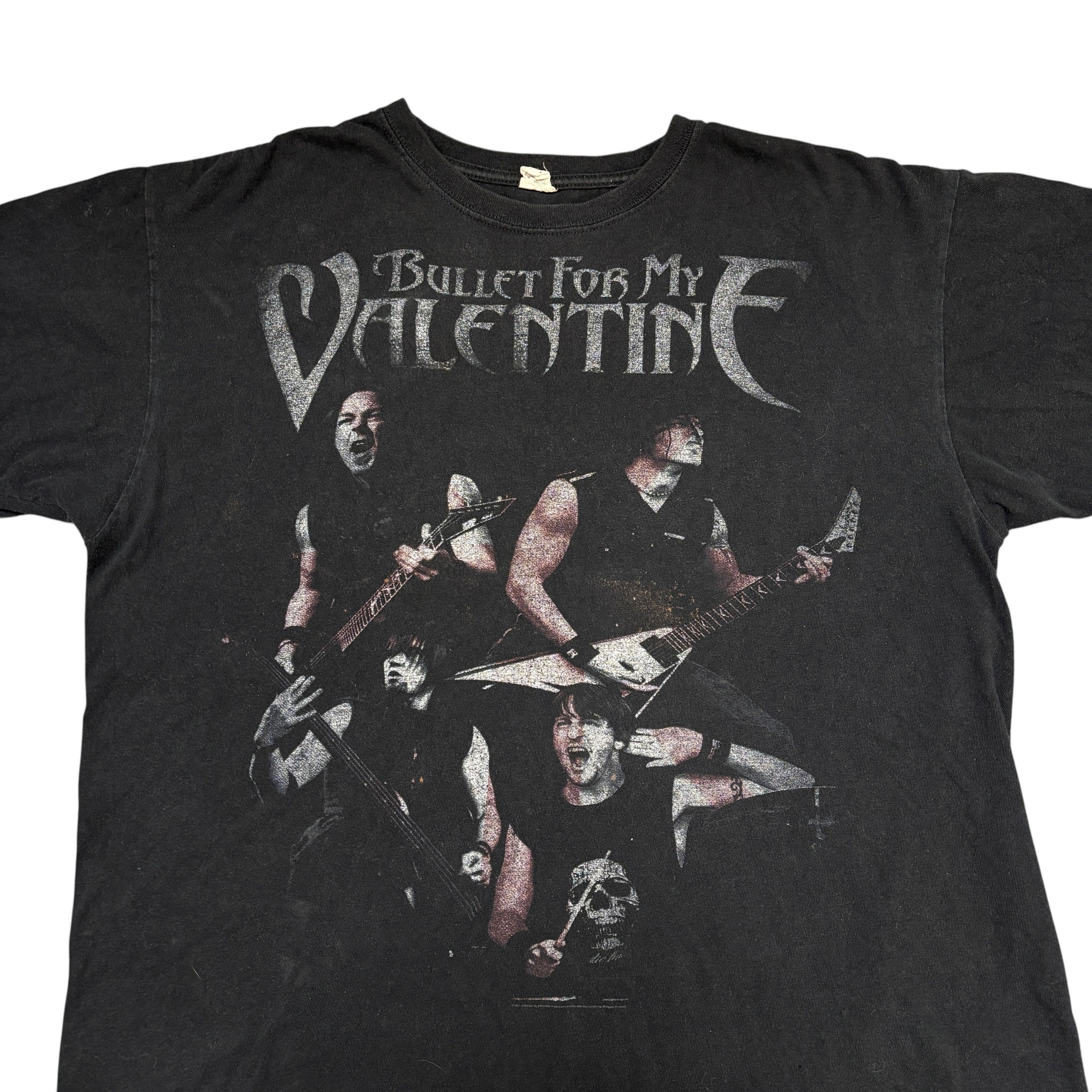 Band Tees Bullet For My Valentine Shirt Y2K Tour Metalcore Band Tee Size US XL / EU 56 / 4 - 3 Thumbnail