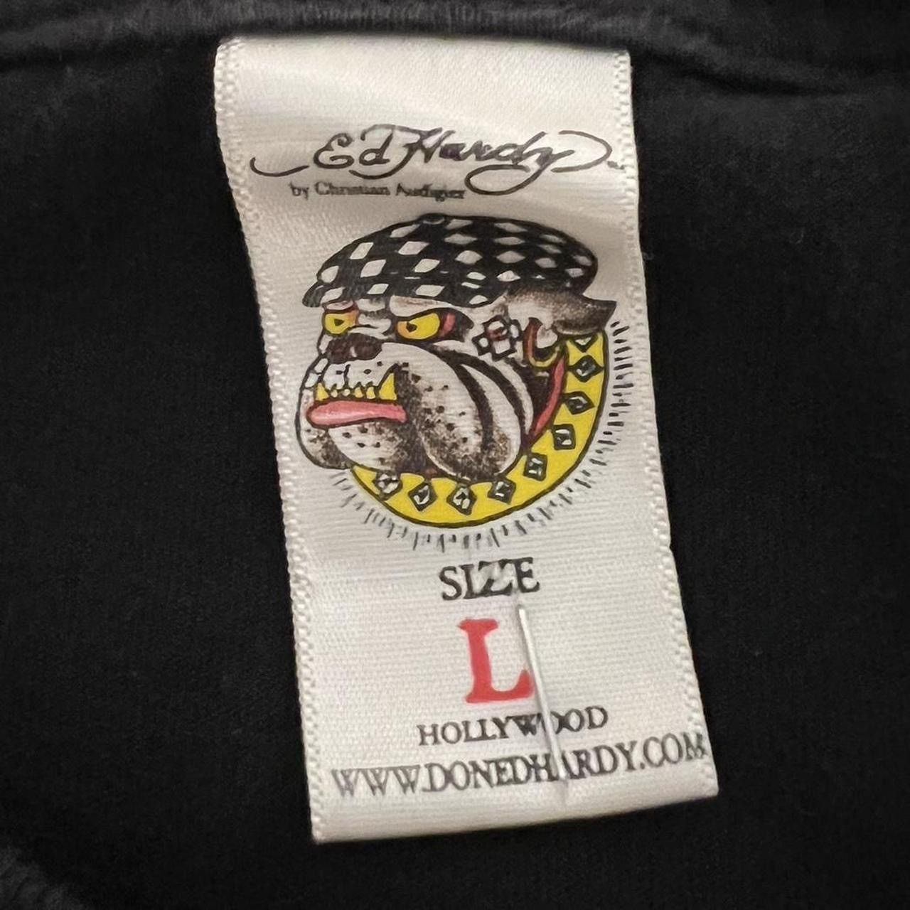 Ed Hardy × Vintage Vintage Ed Hardy By Christian Audigier Friendly Spirits Rest Size US L / EU 52-54 / 3 - 3 Thumbnail