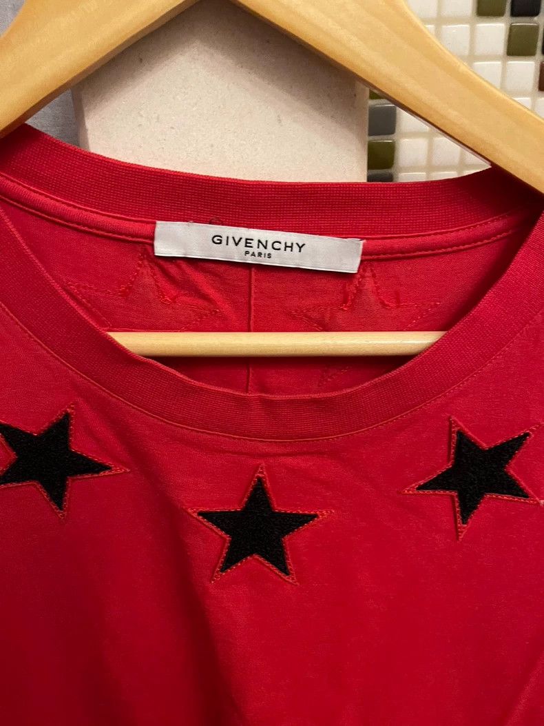 Givenchy Givenchy Round-neck T-shirt with star pattern Size US XL / EU 56 / 4 - 2 Thumbnail