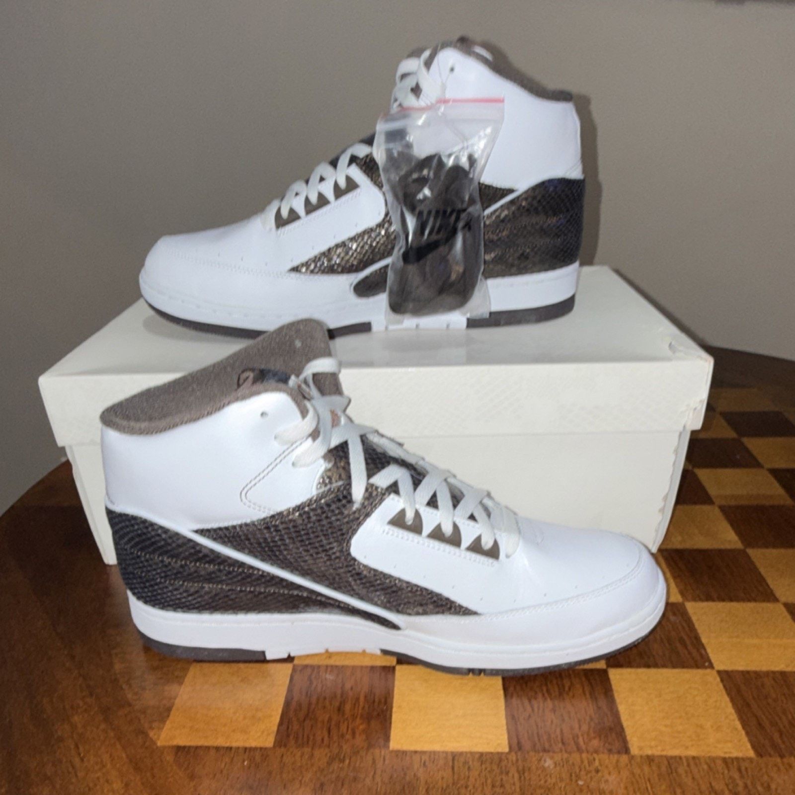Nike Nike Air Python Lux SP White Baroque Brown High Top SIZE 13 Size US 13 / EU 46 - 2 Thumbnail