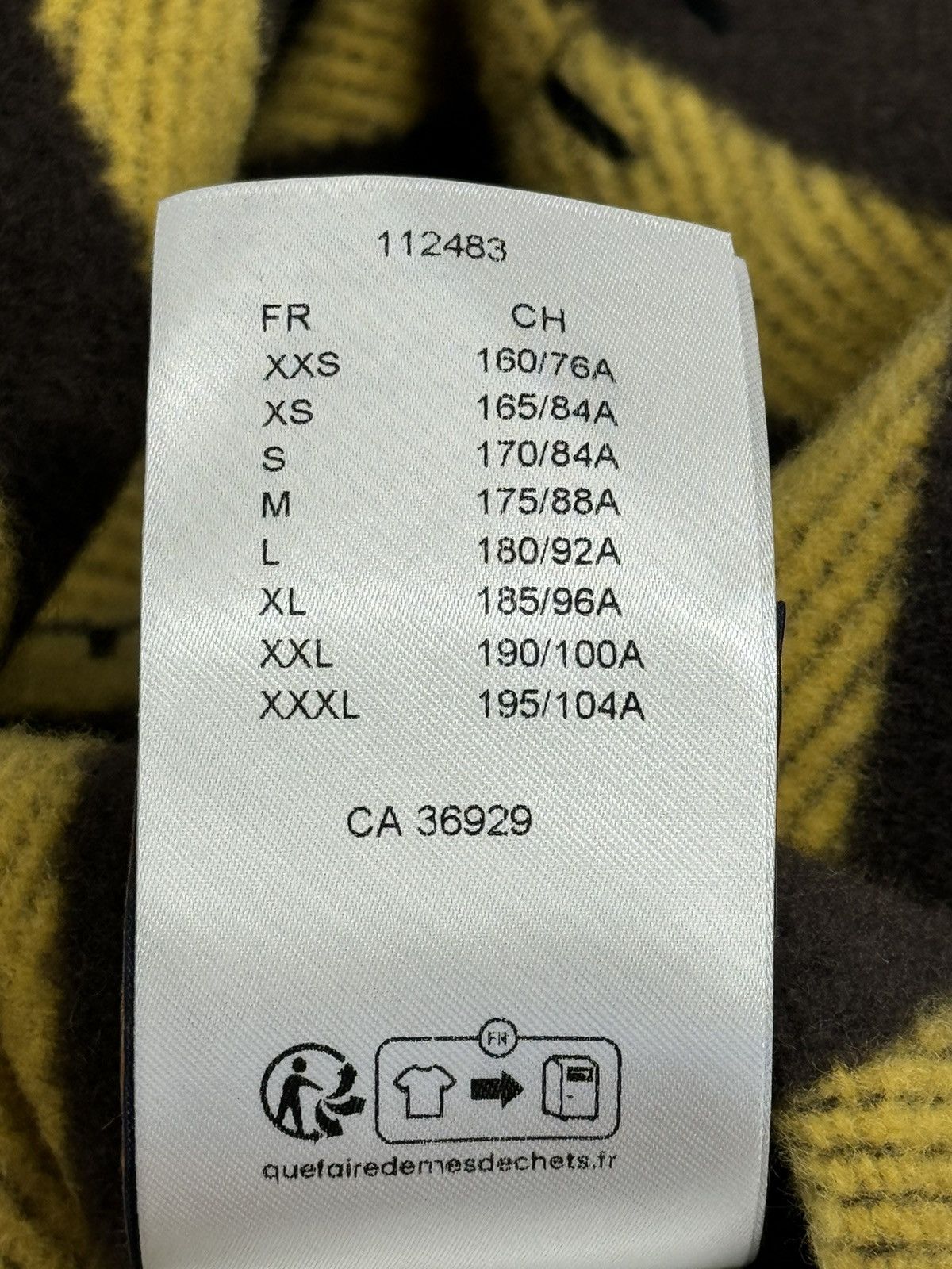 Louis Vuitton WOOL AND CASHMERE BLANKET COAT N- 1AFJXL (RARE) Size US XL / EU 56 / 4 - 11 Thumbnail