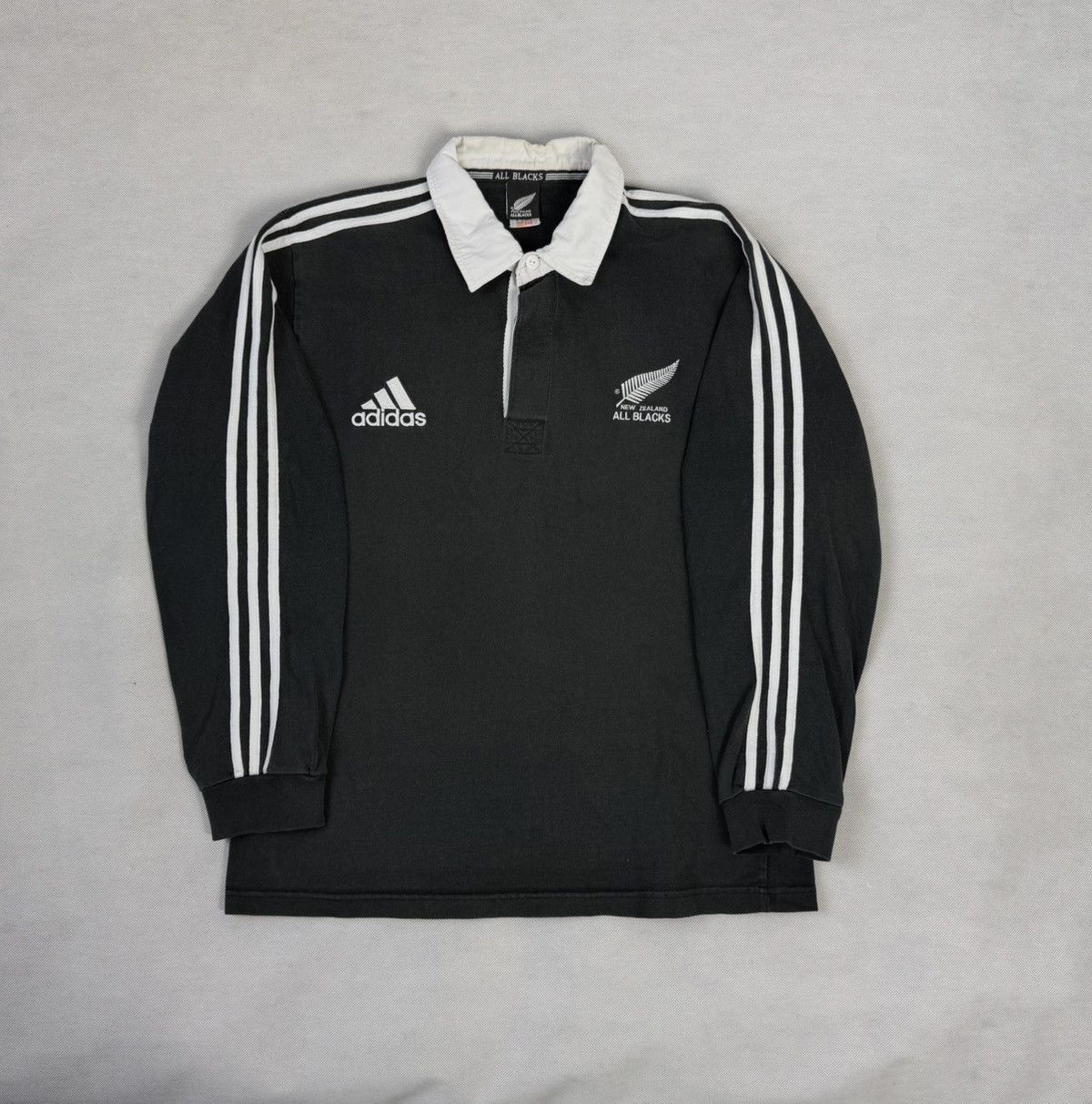 Adidas Bluza Adidas New Zealand All Blacks 1999 Rugby Vintage 90’s Size US L / EU 52-54 / 3 - 2 Thumbnail