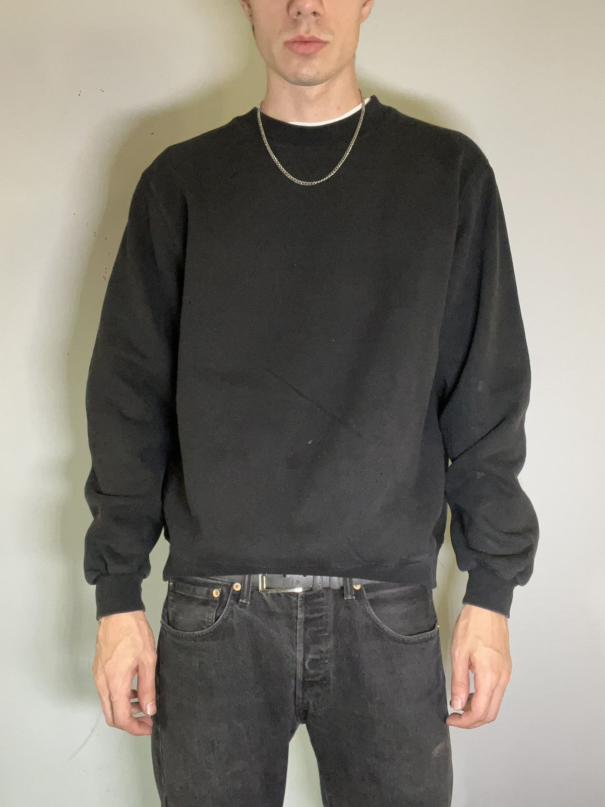 Designer × Stampd Stampd Zipper Hem Heavyweight Crewneck Size US L / EU 52-54 / 3 - 3 Thumbnail