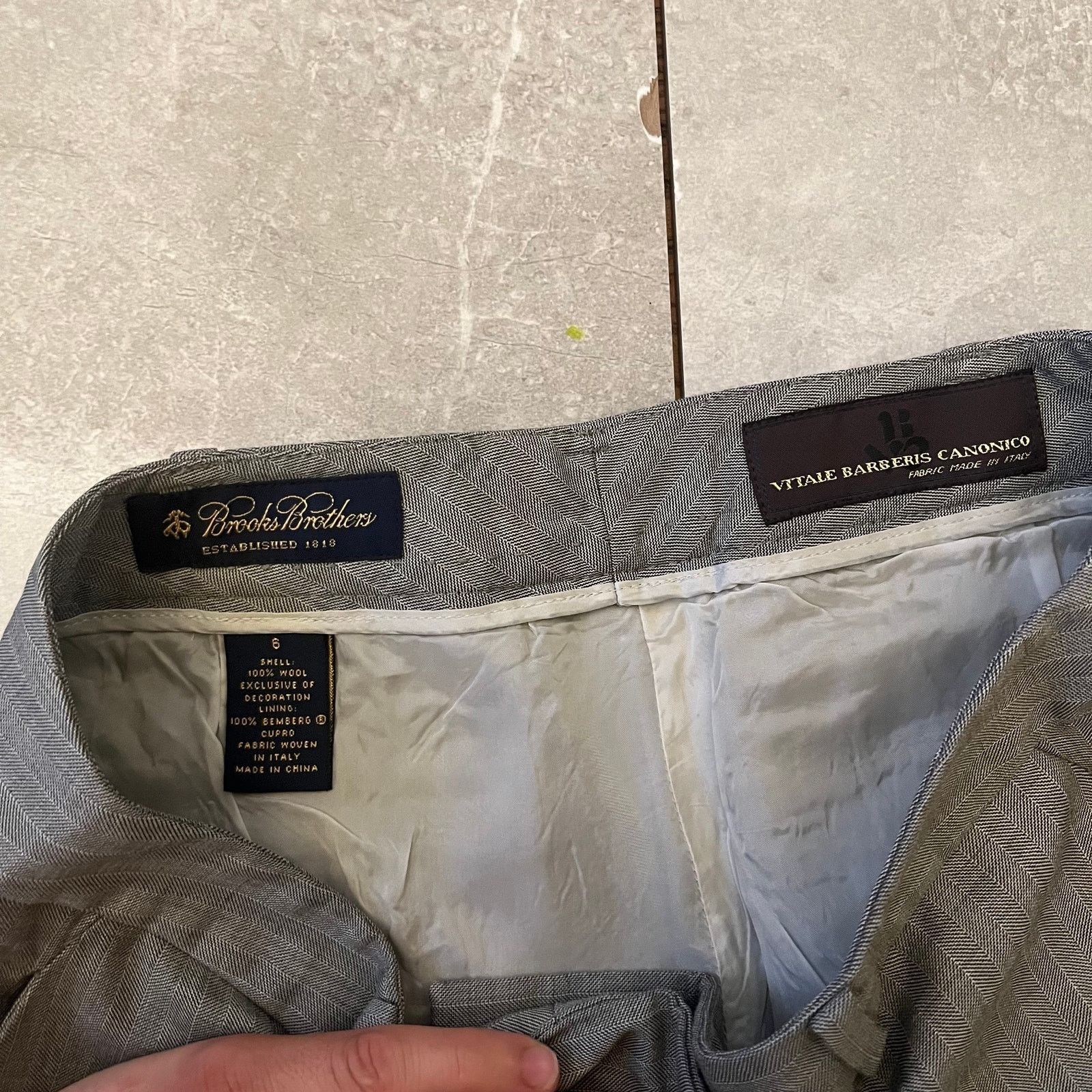 Brooks Brothers Vintage Brooks Brothers Gray Dress Pants – Size 6 – Wool Size 28" / US 6 / IT 42 - 7 Thumbnail