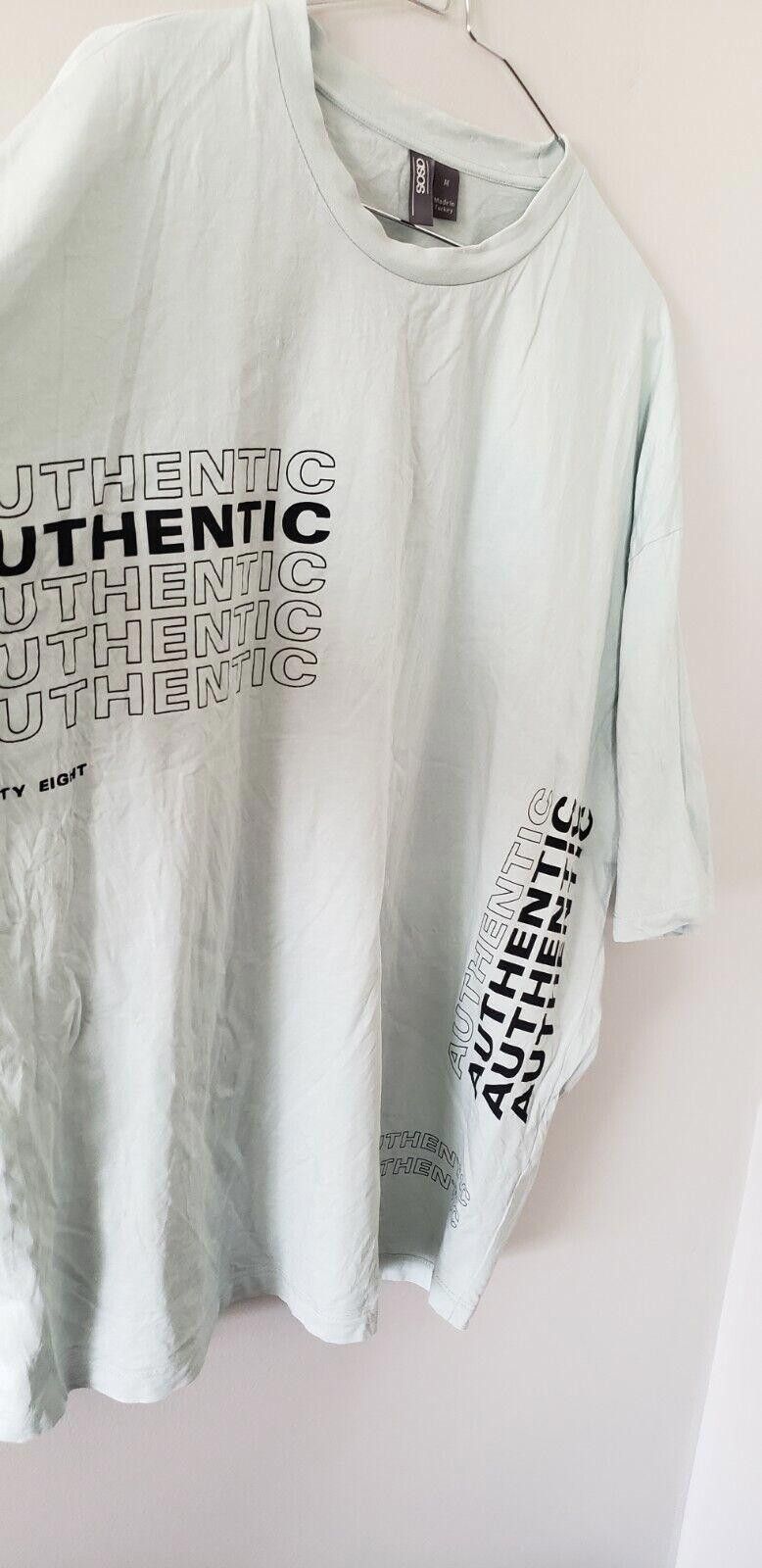 Asos Mens Authentic Twenty Eight Graphic Tshirt Size M Light Blue Size US M / EU 48-50 / 2 - 3 Thumbnail