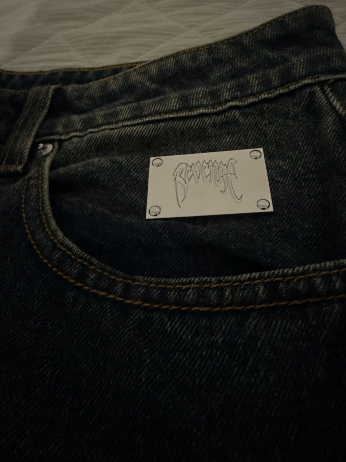 Revenge (36) Revenge Tribal Cross Denim Size US 36 / EU 52 - 3 Thumbnail