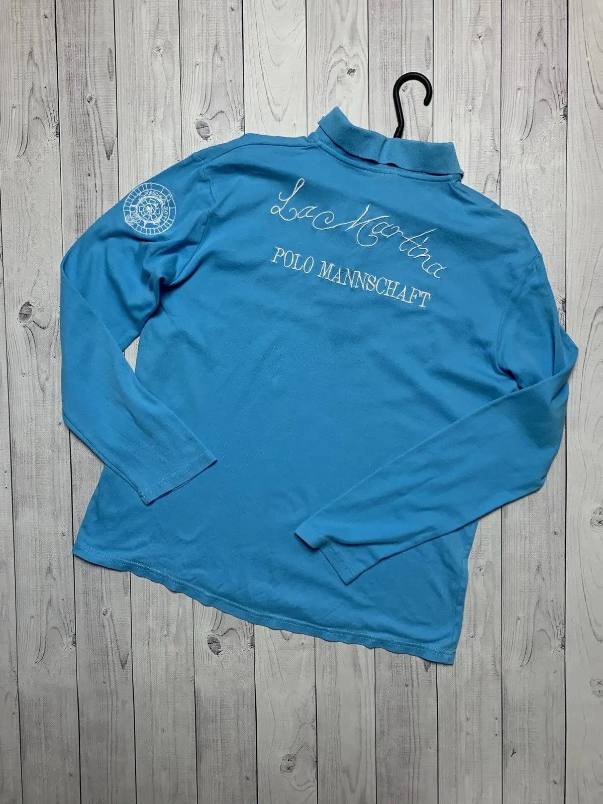 La Martina × Porsche Design Vintage Porsche Racing La Martina long sleeve rugby polo Size US L / EU 52-54 / 3 - 2 Thumbnail