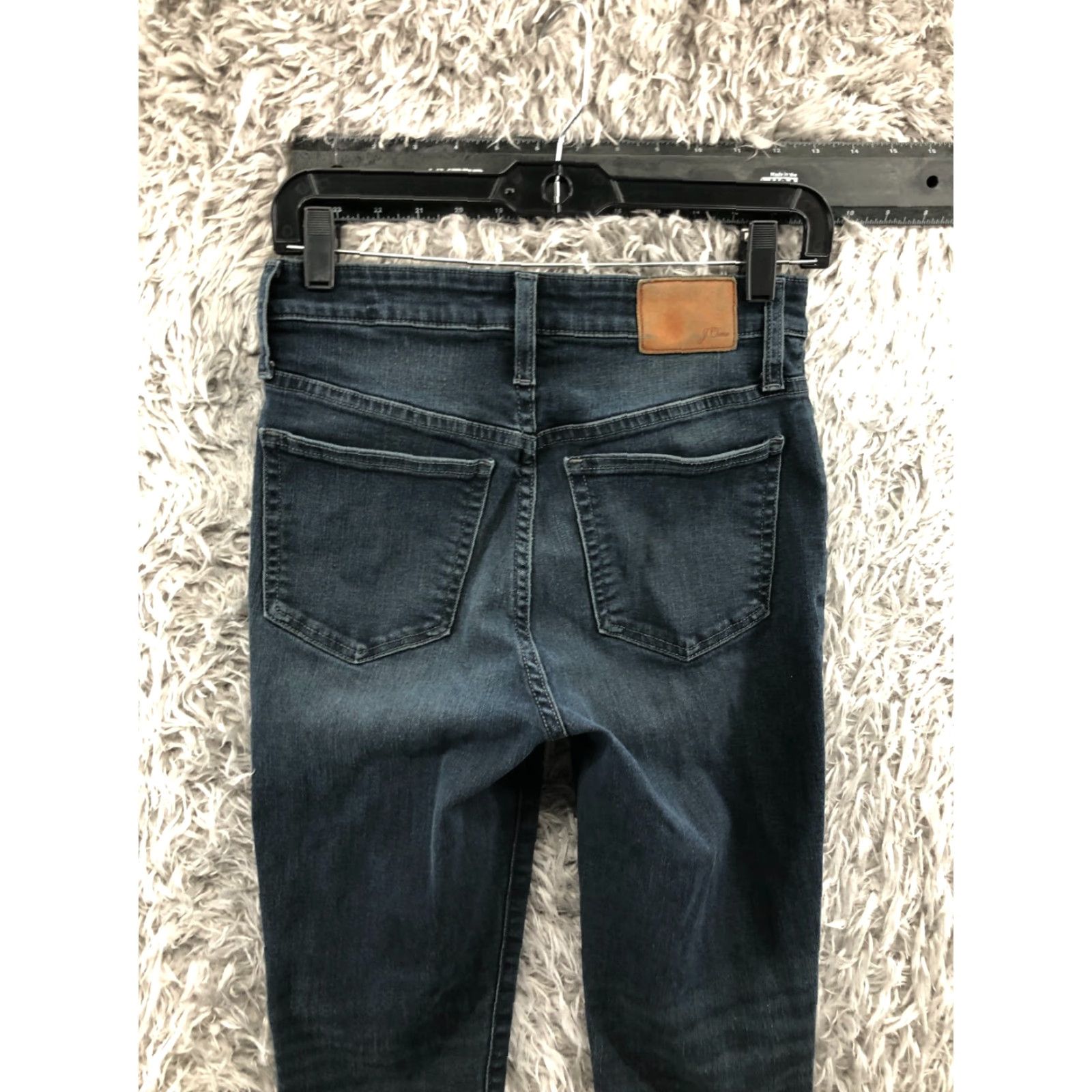 J.Crew J.CREW Toothpick Jeans Womens Size 26 Dark Wash Blue Denim 5-Pocket Skinny Size 26" / US 2 / IT 38 - 7 Thumbnail