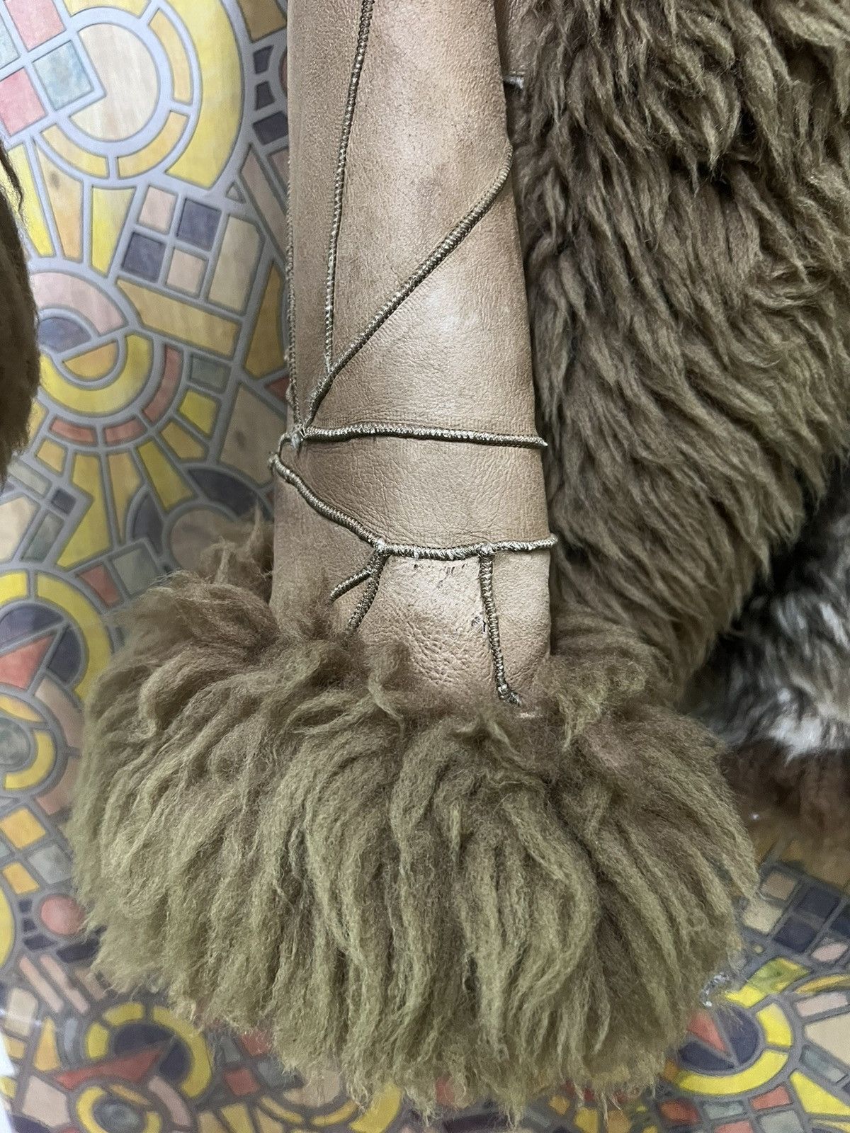 Japanese Brand × Leather RARE SHEEPSKIN COAT FUR LEATHER JACKET UNISEX Size S / US 4 / IT 40 - 17 Thumbnail