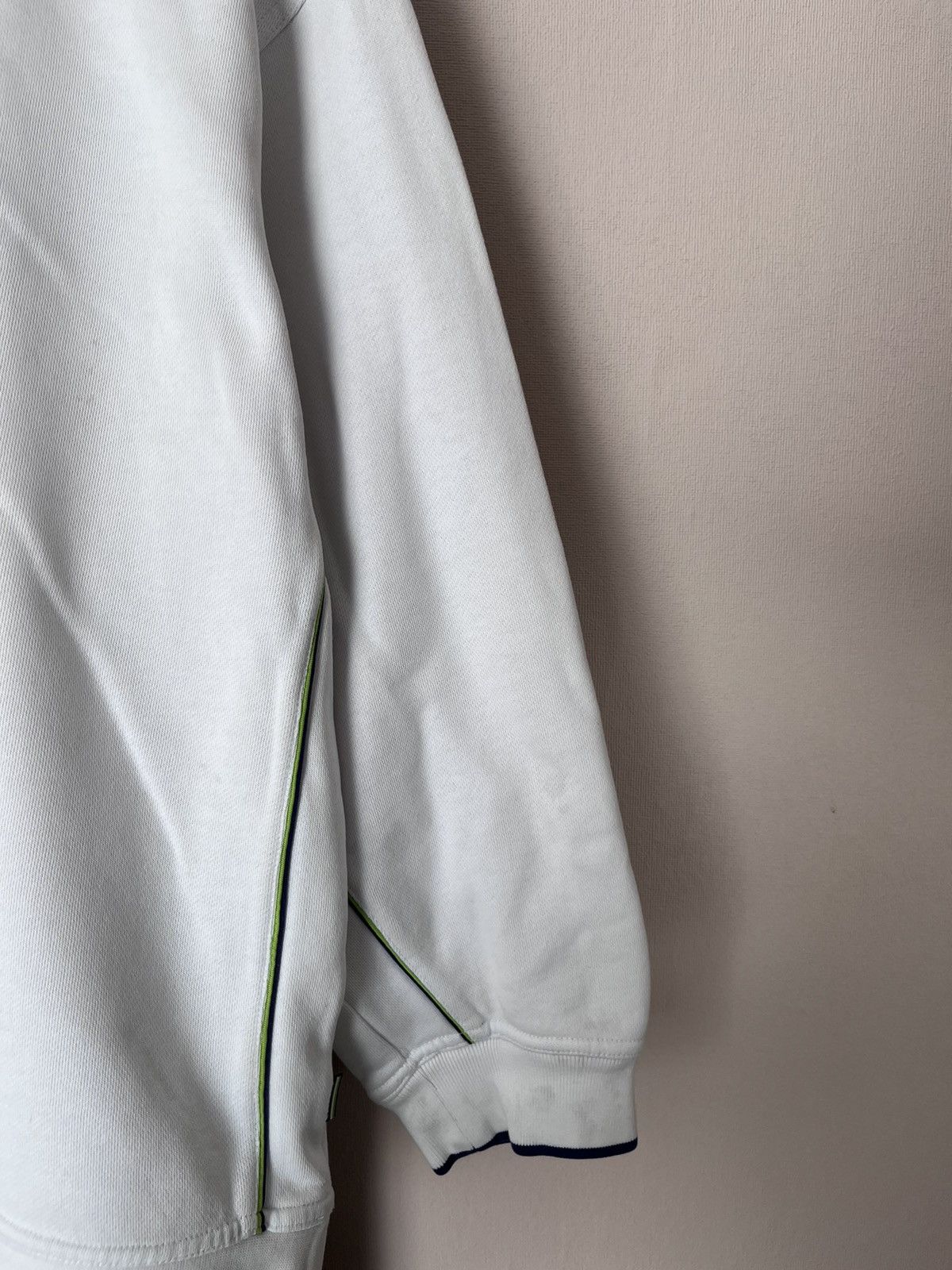 Ellesse Vintage Ellesse Big Logo Embroidered White Sweatshirt Size XL / US 12-14 / IT 48-50 - 5 Thumbnail