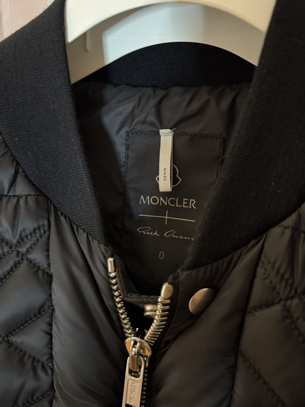 Moncler × Rick Owens Moncler x Rick Owens Megapenta Flight Down Vest — Black / 00 Size XXS / US 00 / IT 34 - 5 Thumbnail