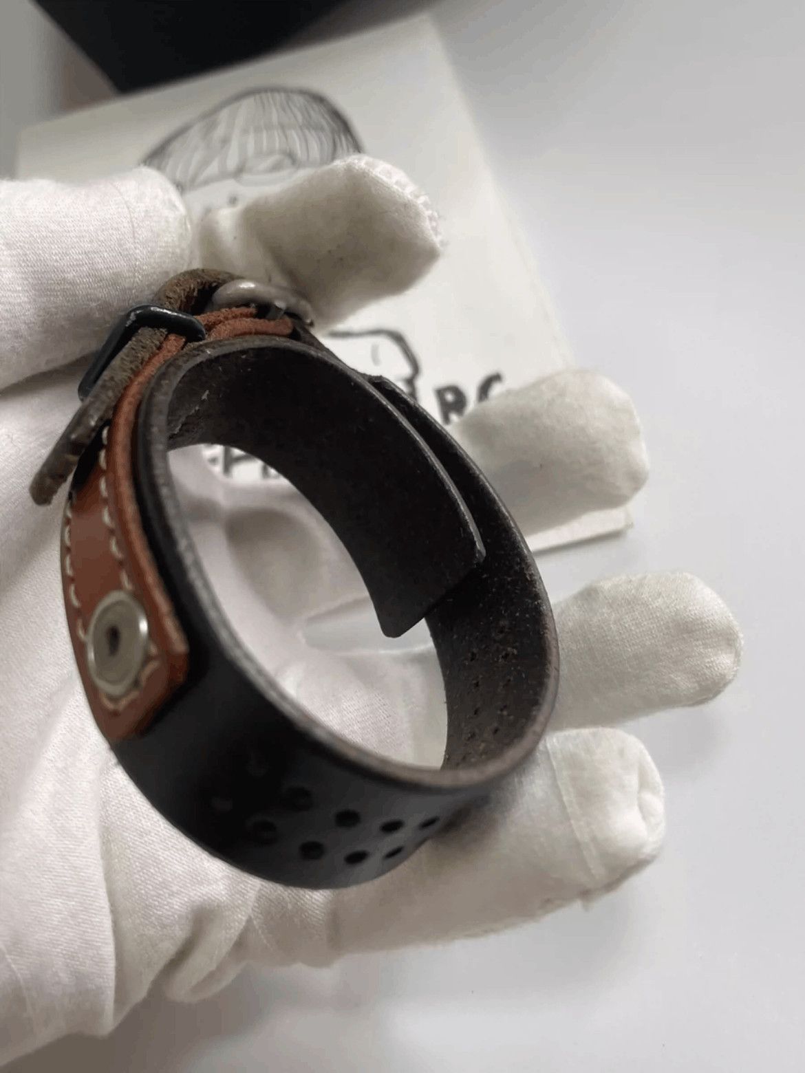 Undercover Udercover Less but Better Leather Bracelet Size ONE SIZE - 7 Thumbnail