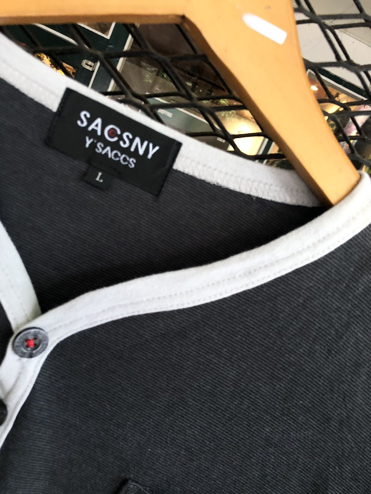 Japanese Brand × Yohji Yamamoto SACSNY Y’SACCS BY YOHJI YAMAMOTO SHIRT Size US L / EU 52-54 / 3 - 6 Thumbnail