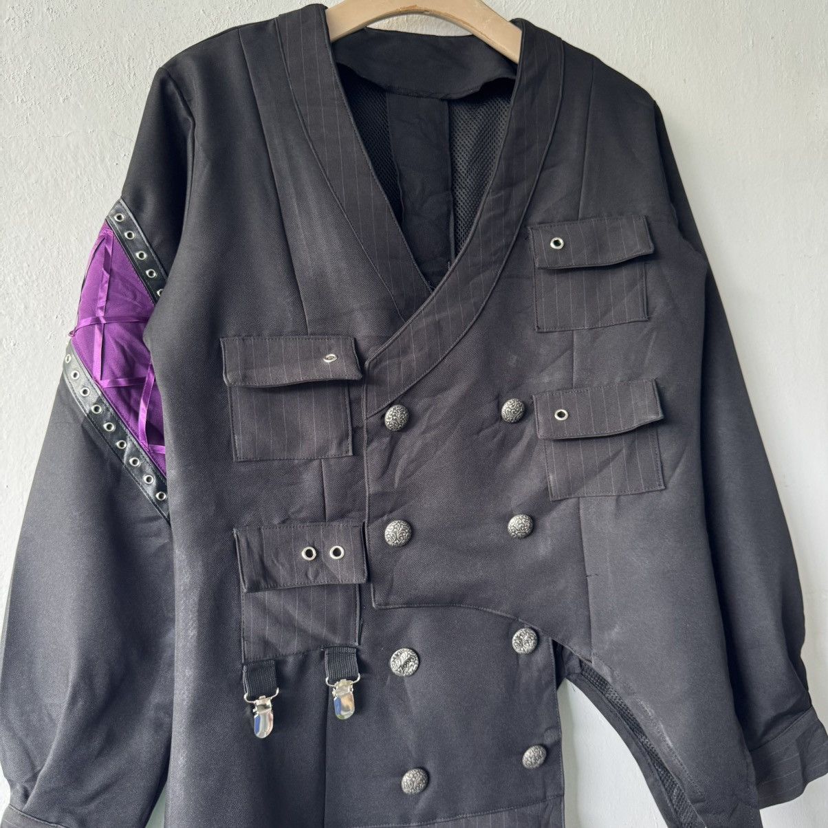 If Six Was Nine Unbrand Gothic Cyber Punk Emo asymmetrical Jacket Size US M / EU 48-50 / 2 - 6 Thumbnail