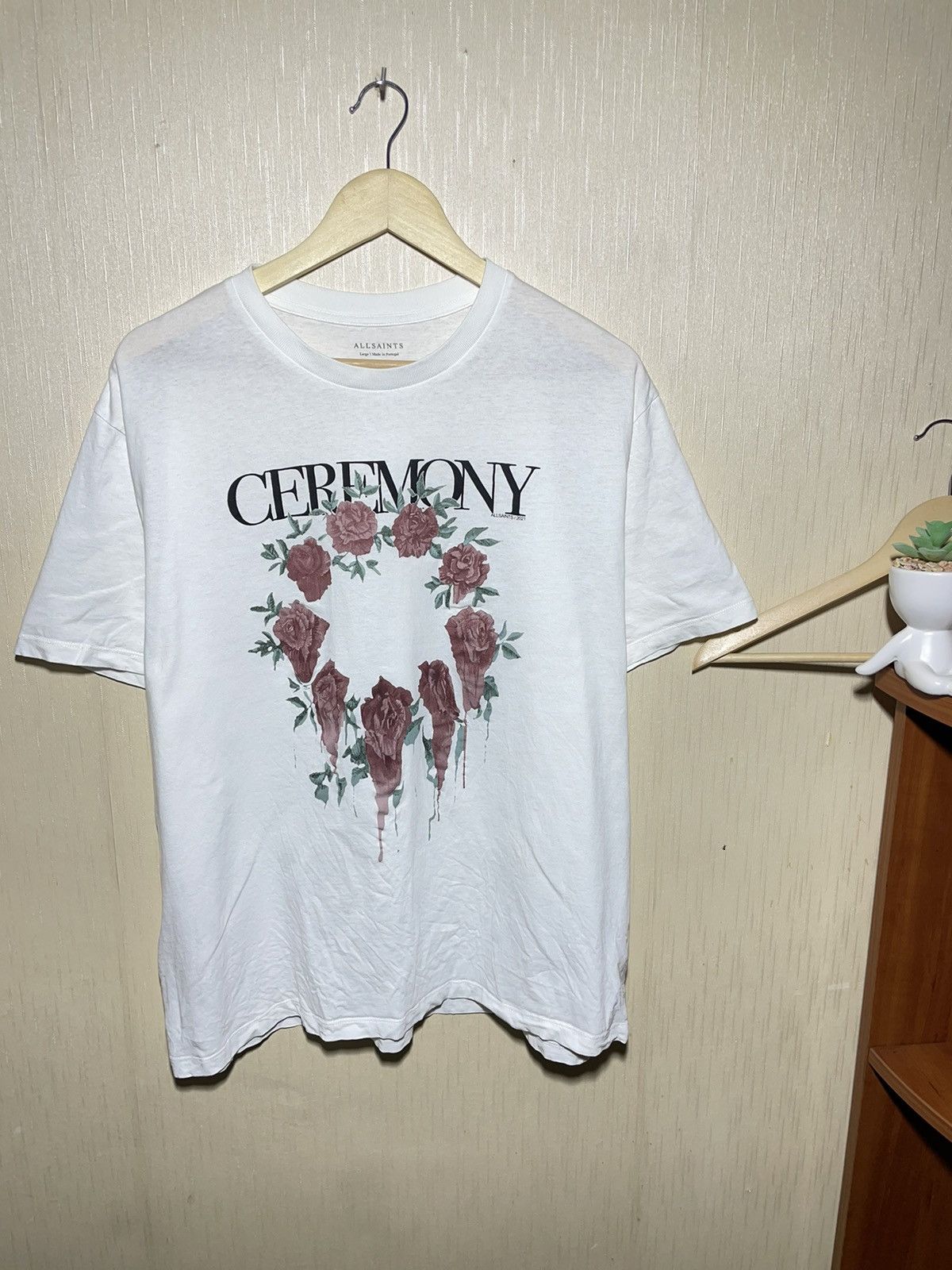 Allsaints × Japanese Brand Allsaints streetwear Japanese T shirt Size US L / EU 52-54 / 3 - 1 Thumbnail