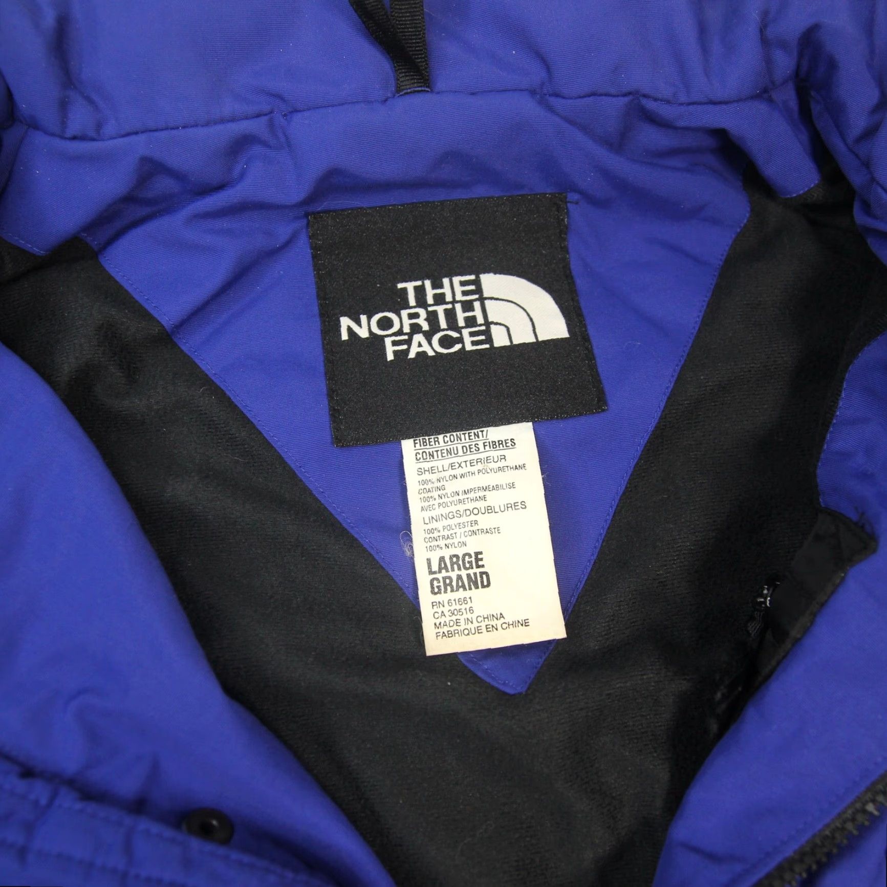 The North Face VINTAGE The North Face Extreme Gear Anorak Jacket Mens Large Blue 90s Outdoor Mens Size US L / EU 52-54 / 3 - 6 Thumbnail