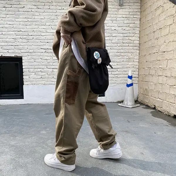 VIBE Loose casual trousers Instagram style wide legs Y2K Size US 32 / EU 48 - 8 Thumbnail
