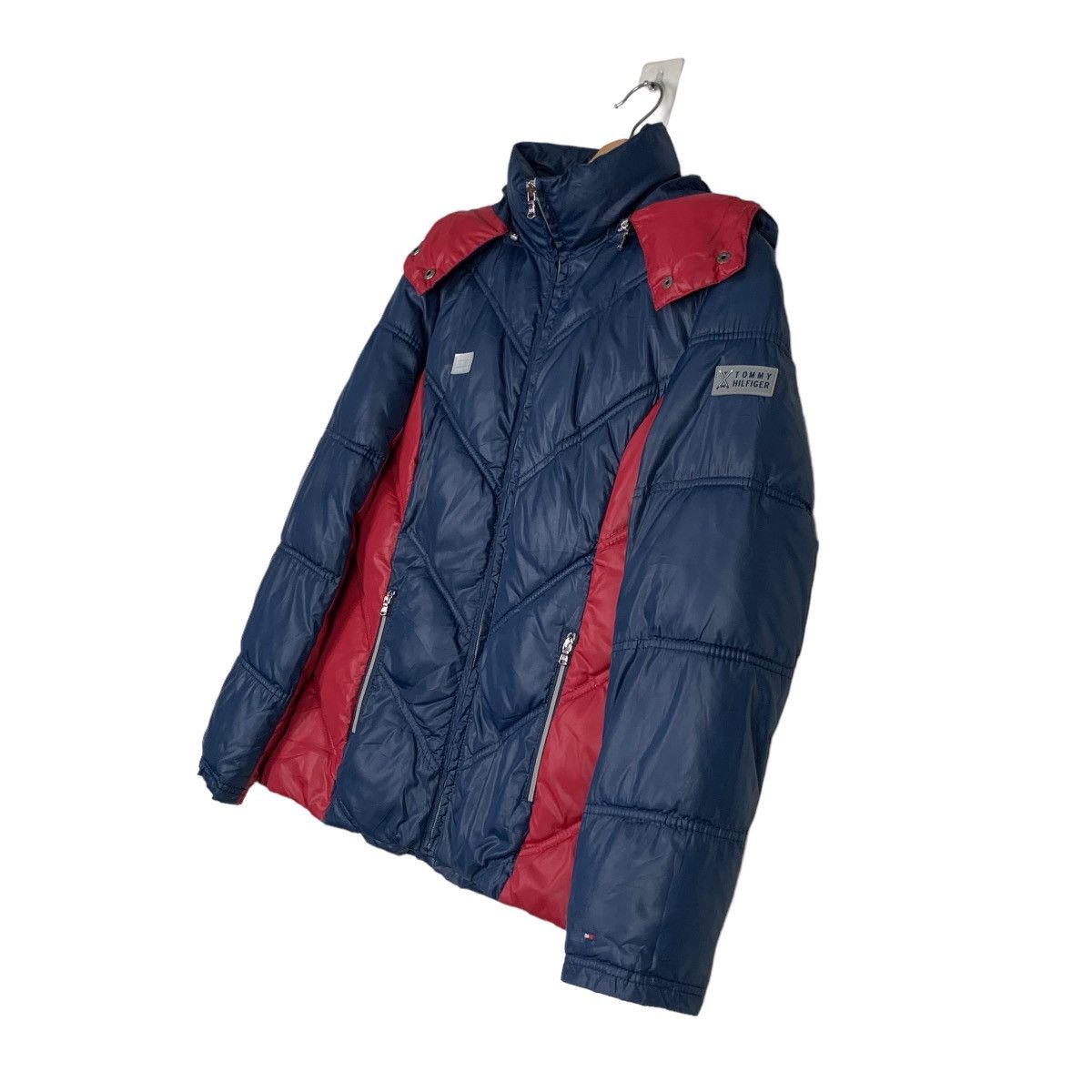 Tommy Hilfiger TOMMY HILFIGER Hooded Puffer Jacket / Down Jacket #0348-C16 Size US S / EU 44-46 / 1 - 2 Thumbnail