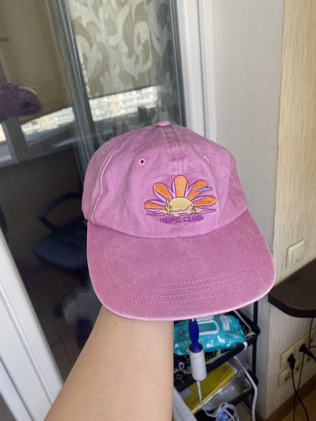 Beauty Beast × If Six Was Nine × Tyler The Creator Y2K Pink Washed Flower Cap Streetwear Size ONE SIZE - 2 Thumbnail