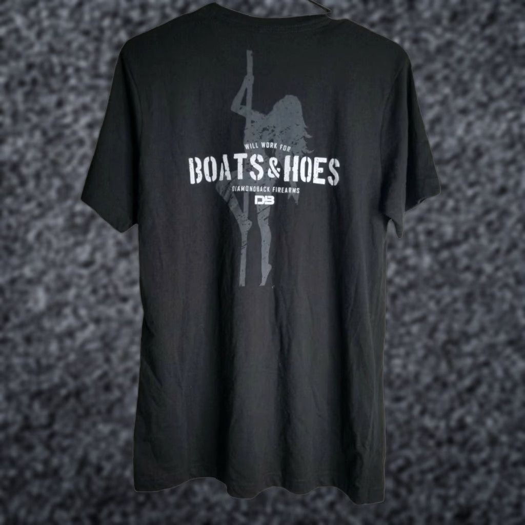 Vintage Rare Mens M Zac Brown's Southern Ground "Will Work For Boats and Hoes" T Shirt Size US M / EU 48-50 / 2 - 1 Thumbnail