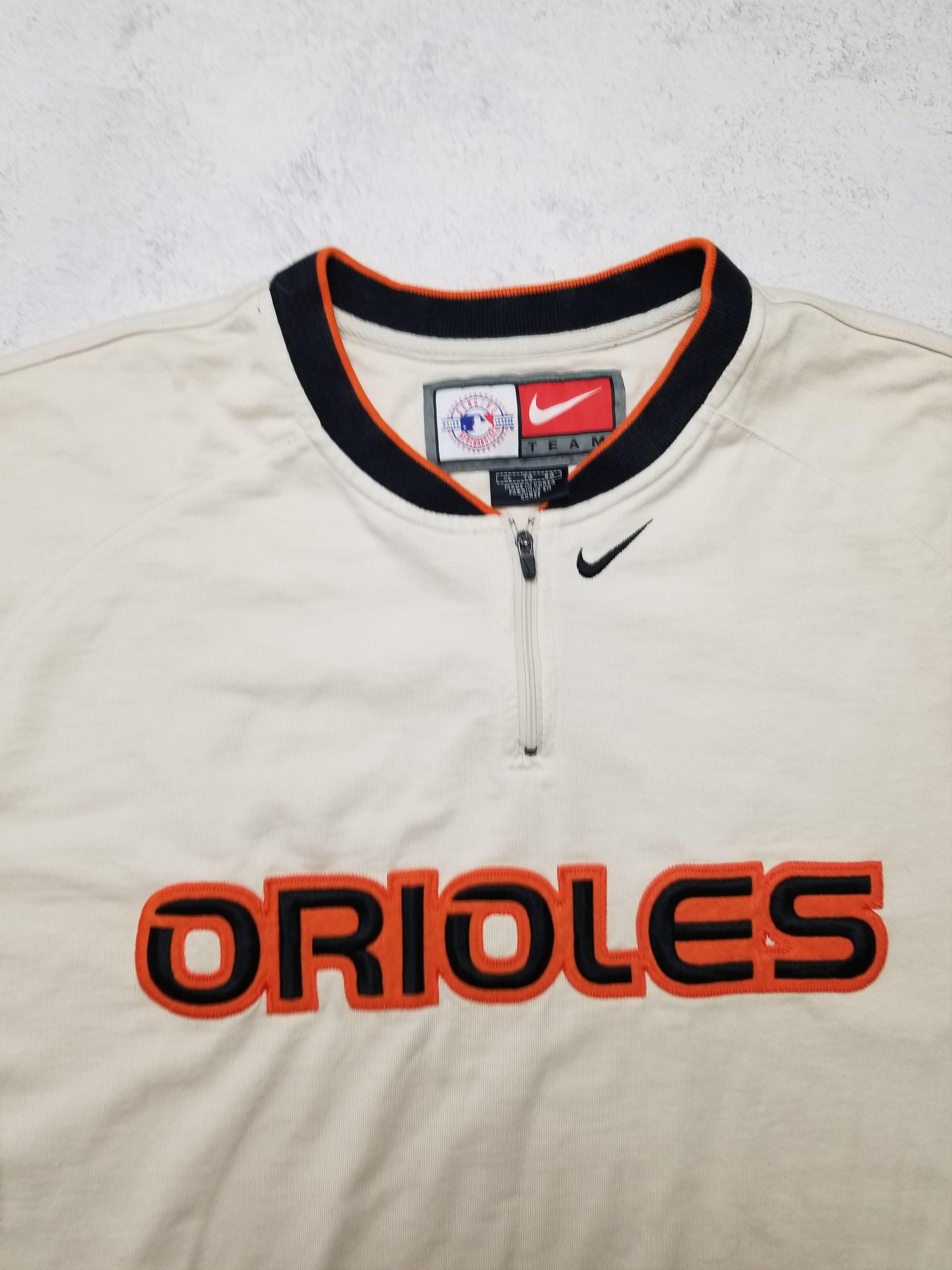 Nike VTG Nike Team MLB Baltimore Orioles Batting Practice T-Shirt Size US XL / EU 56 / 4 - 9 Thumbnail