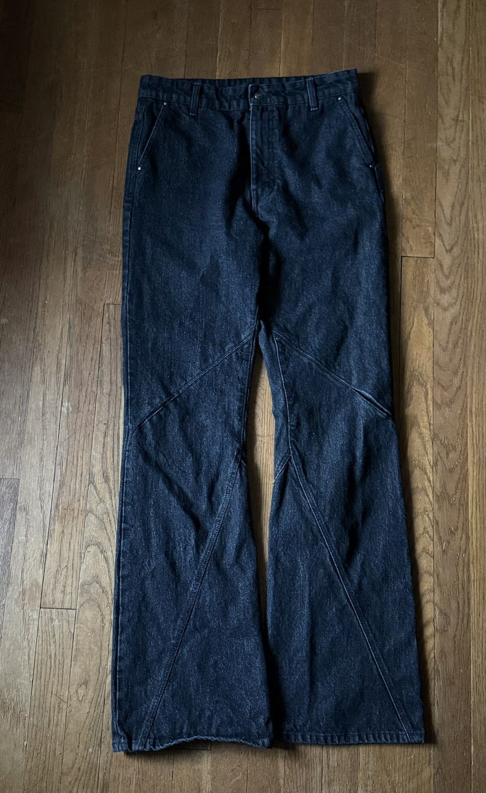 Heliot Emil HELIOT EMIL Black Eutrophic Jeans Size US 32 / EU 48 - 1 Thumbnail
