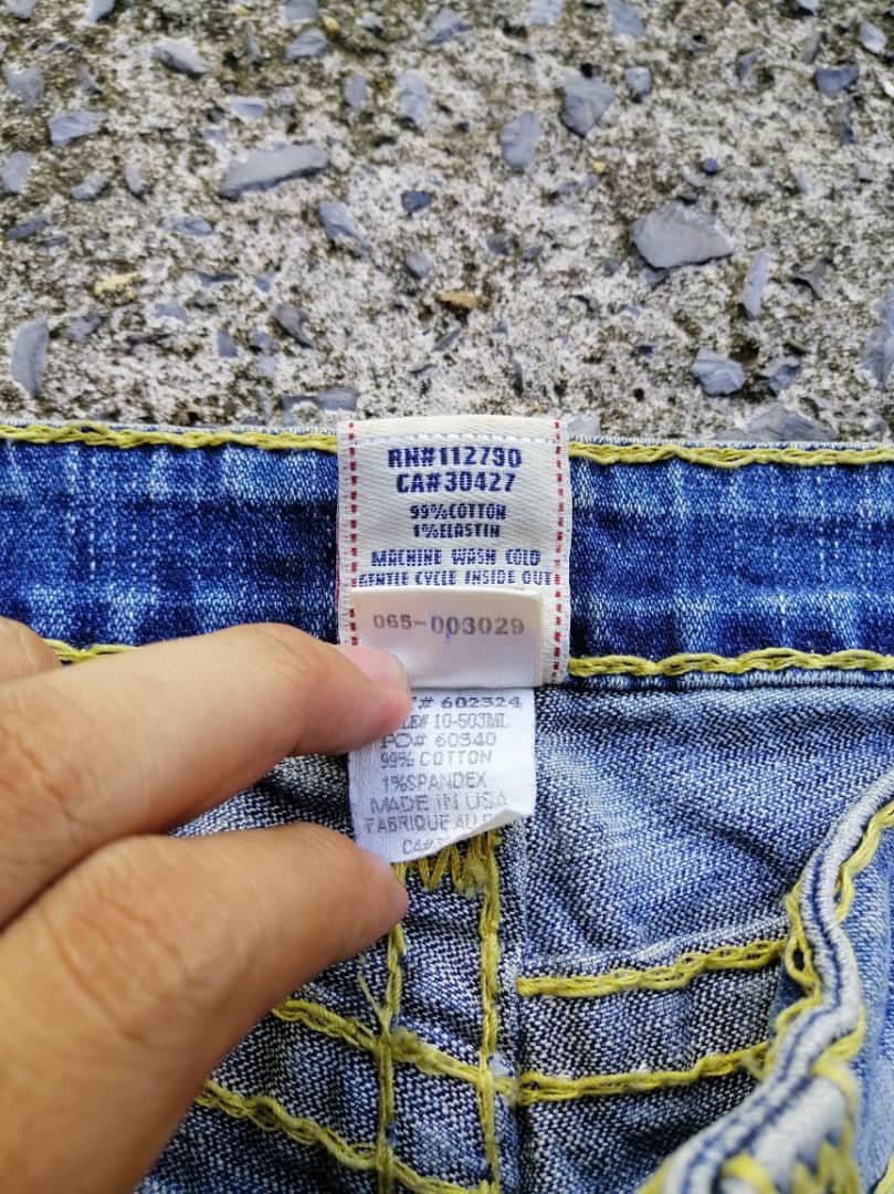 True Religion True Religion Joey Super T Low Rise Denim Jeans Size 24" / US 00 / IT 34 - 5 Thumbnail